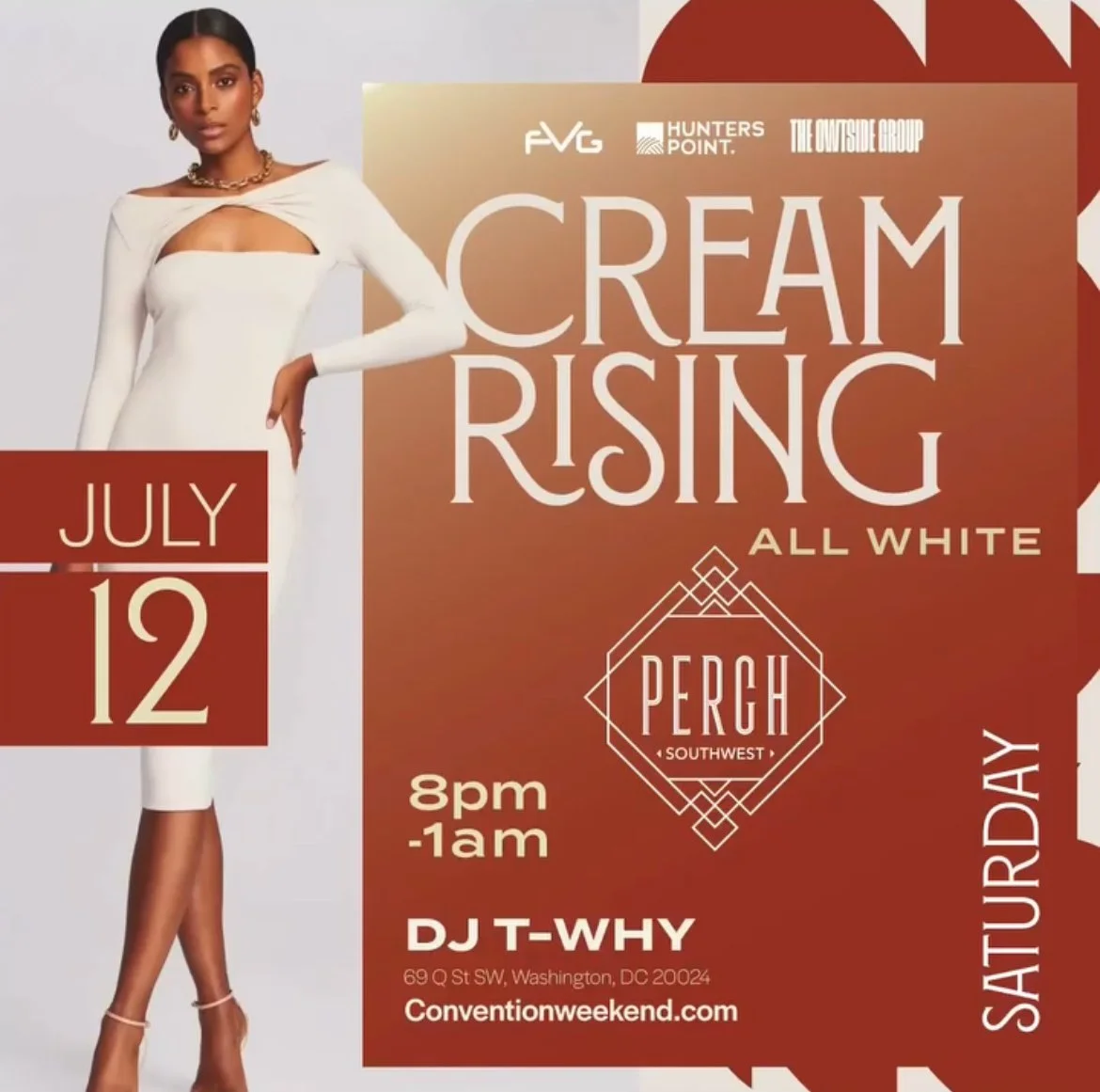 Cream Rising | “All White” Rooftop Party