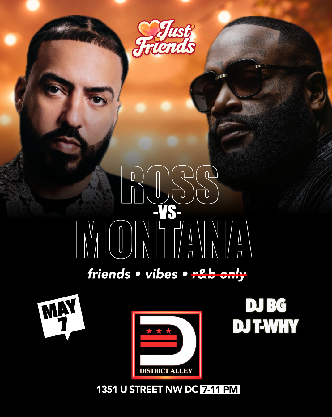 Just Friends: Rick Ross vs French Montana Verzuz Special Edition
