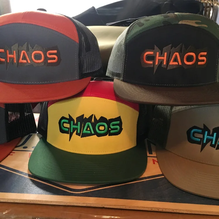 Chaos Seven Panel Flatbill — Chaos Surf Company