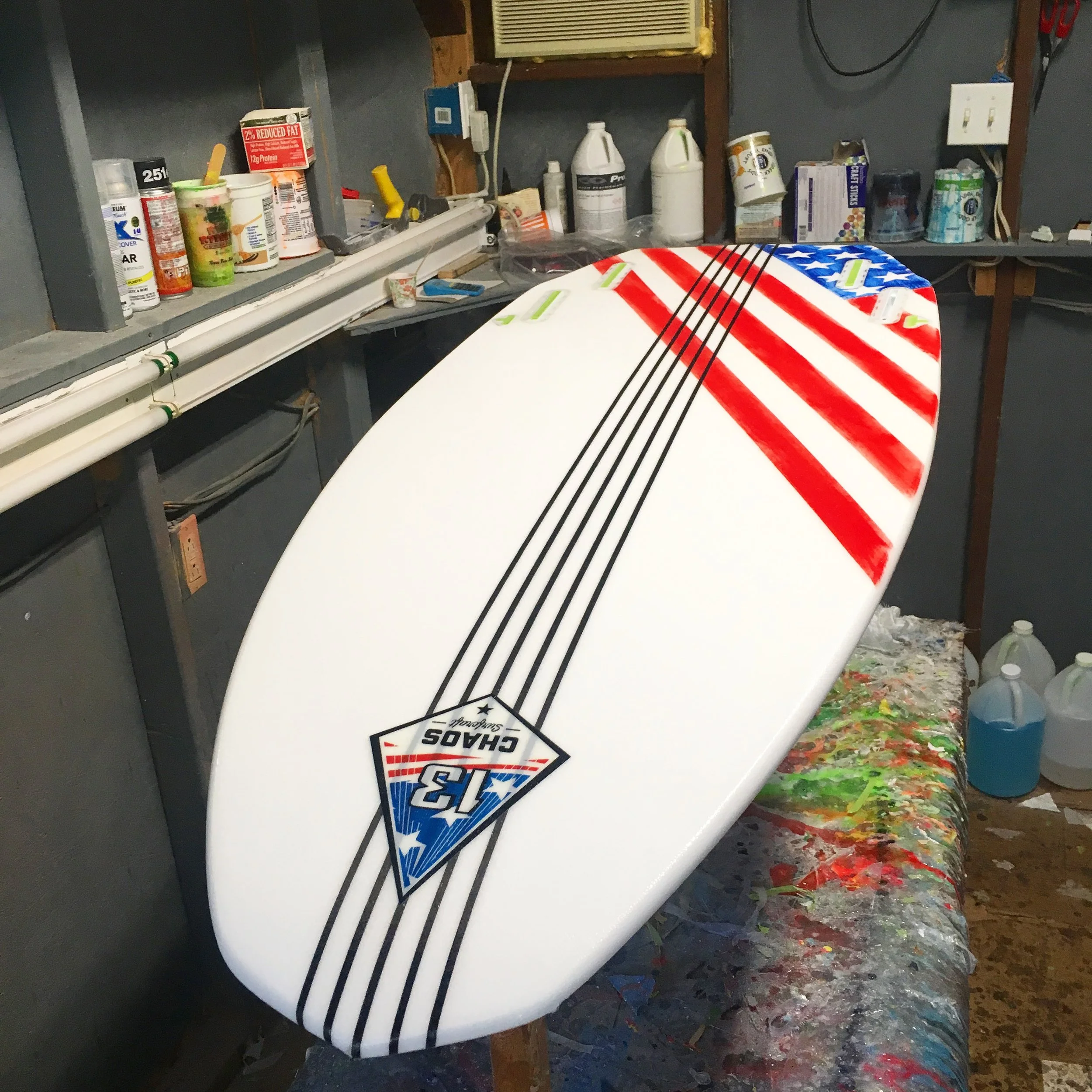 Custom Wake surfboard