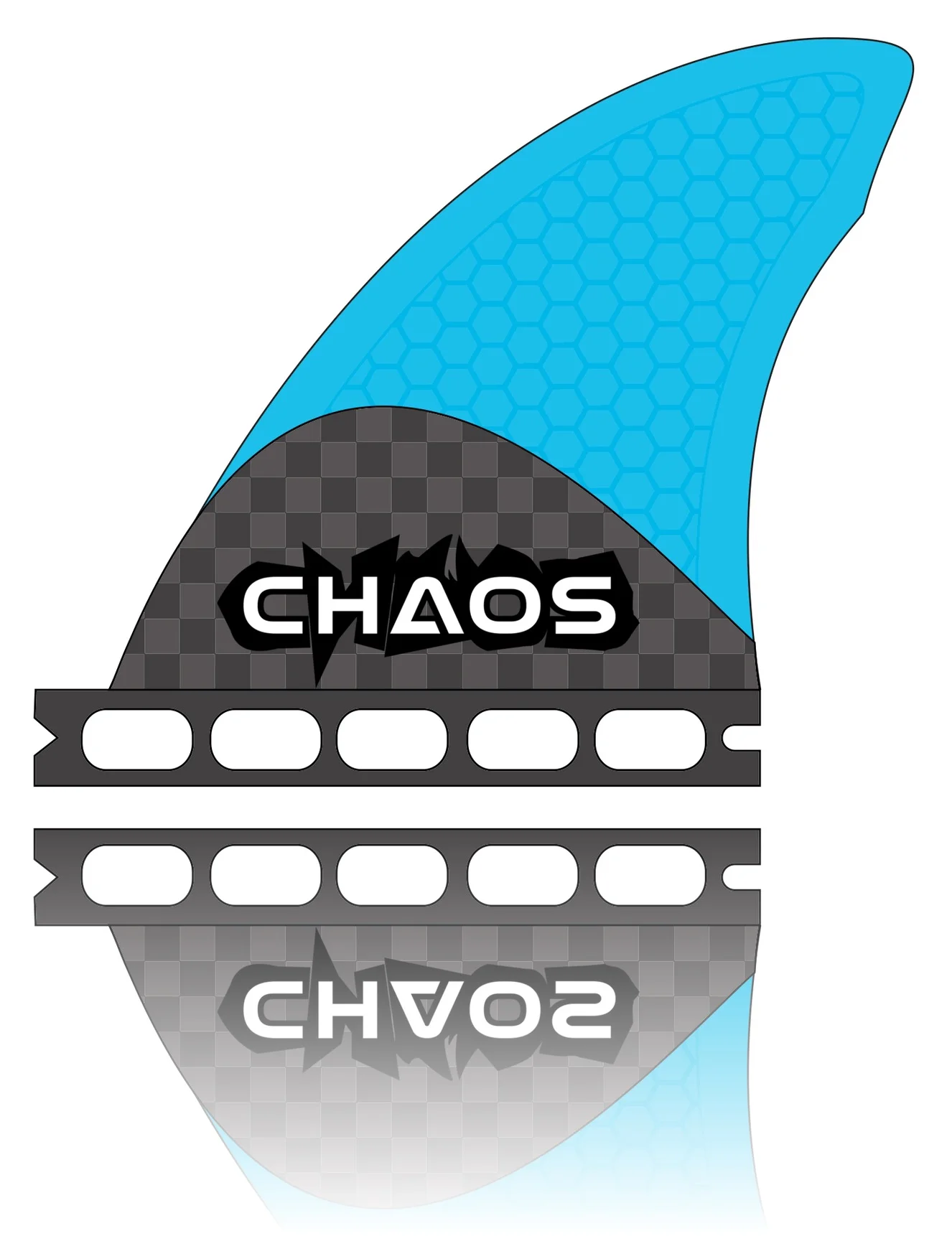 Chaos Wakesurf Fin™ - Flare Fin - Small — Chaos Surf Company