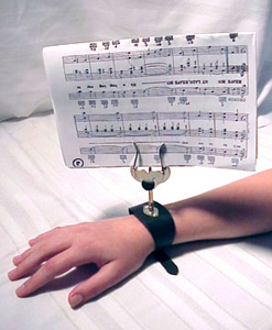 Flute Lyre - APM Wrist Design (#510N) In Use