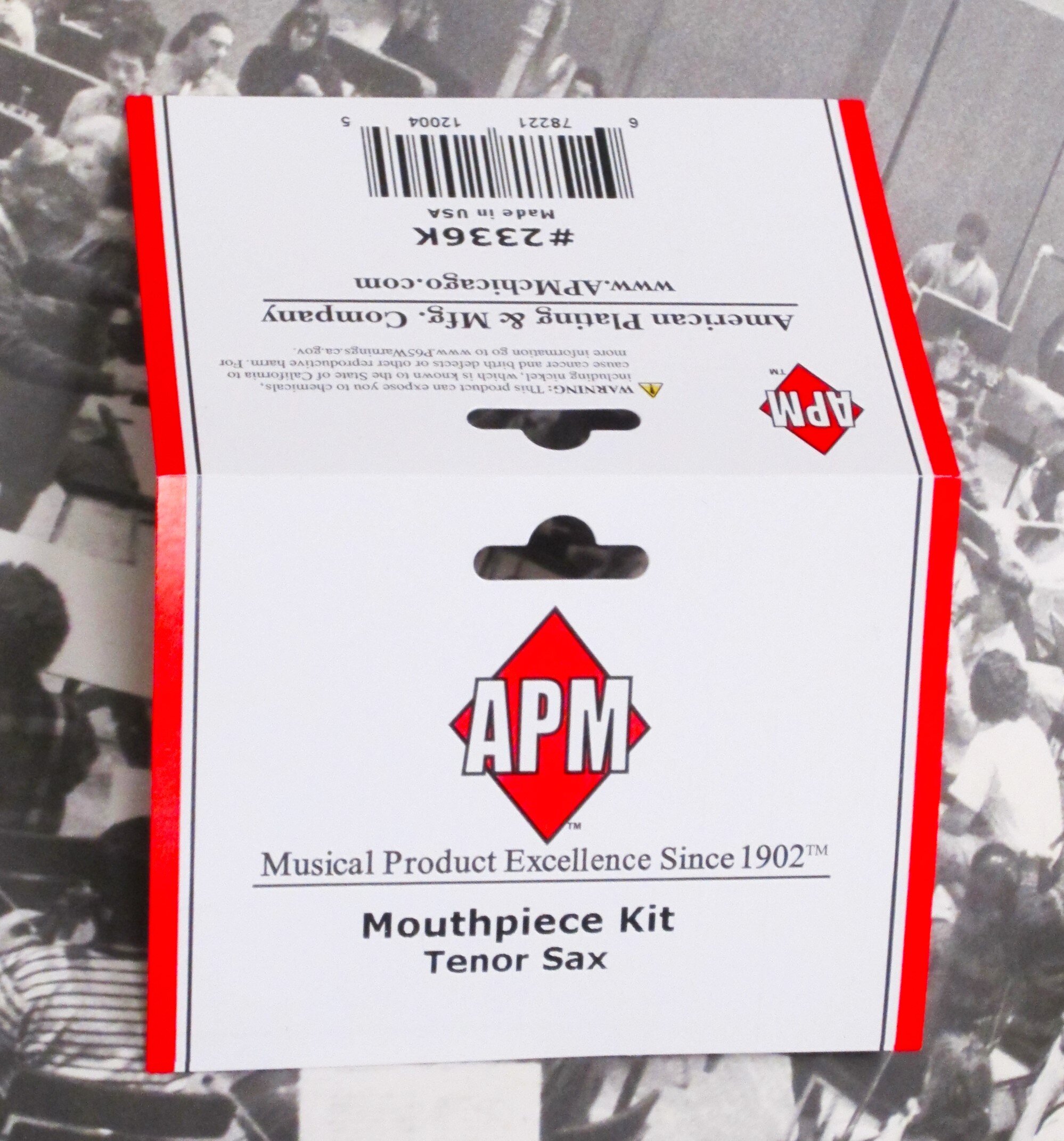 APM Mouthpiece Kit -- Tenor Sax Full Header Card