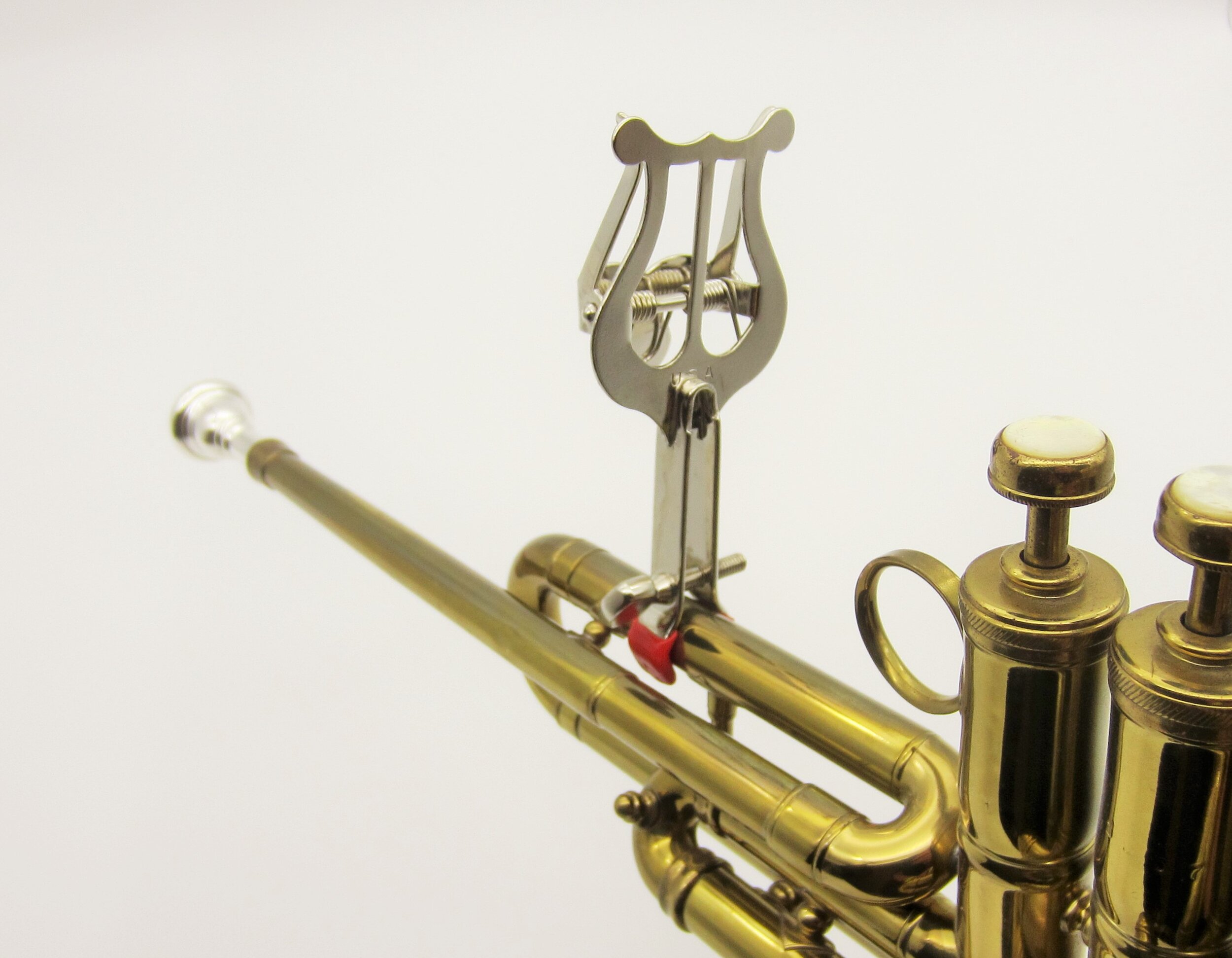 Trumpet Lyre - Clamp-on Style (#502N) Mounted
