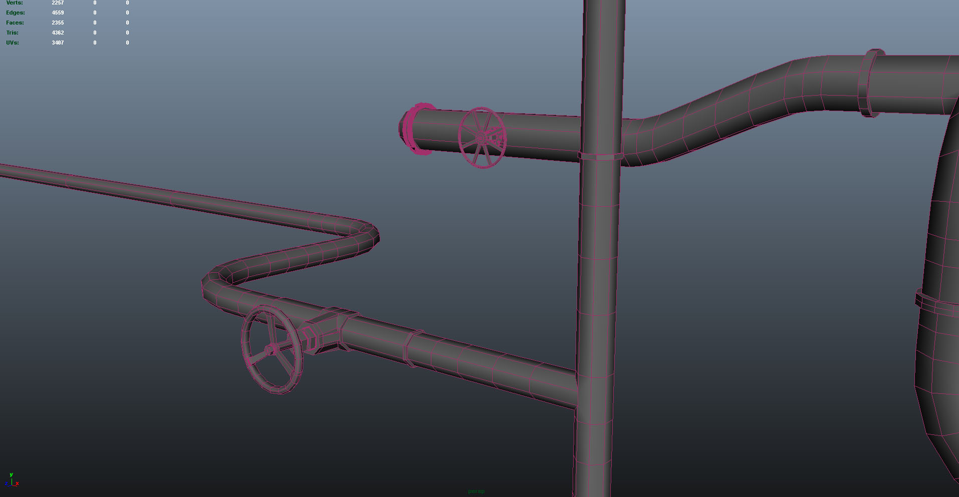 modular pipes - detail
