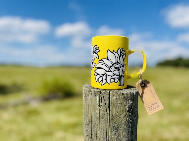 Pottery Mug - Red Oak Lavender