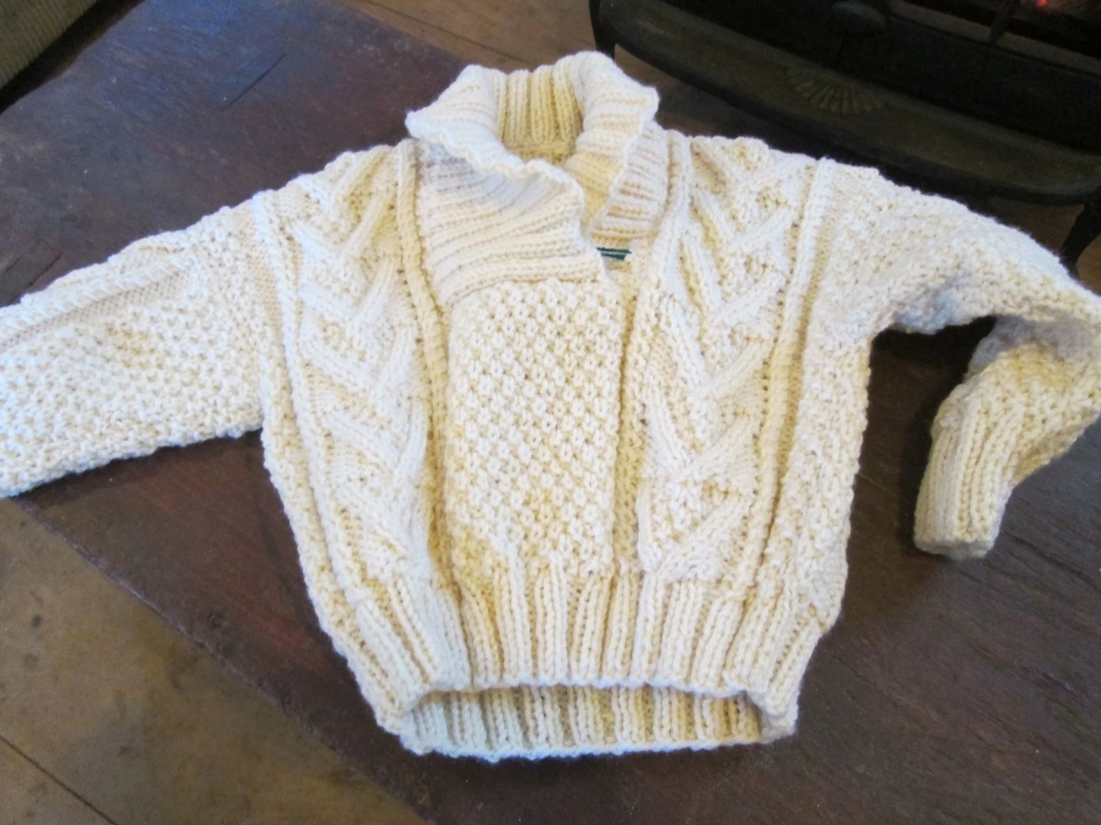 Angela's lovely child's washable sweater!