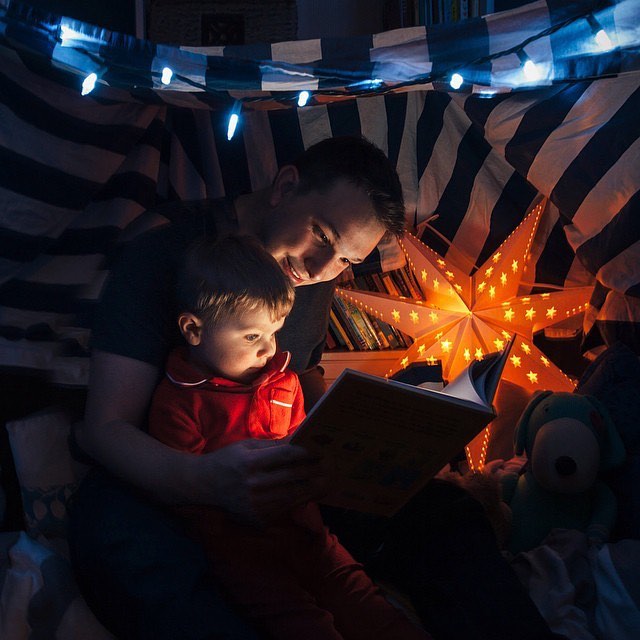 One of the things I know I'll never regret is the amount of time spent reading with my kids. It's one of the great joys of my life and has bound us together in so many ways. / #readaloudrevival #readingmore #fatherhood