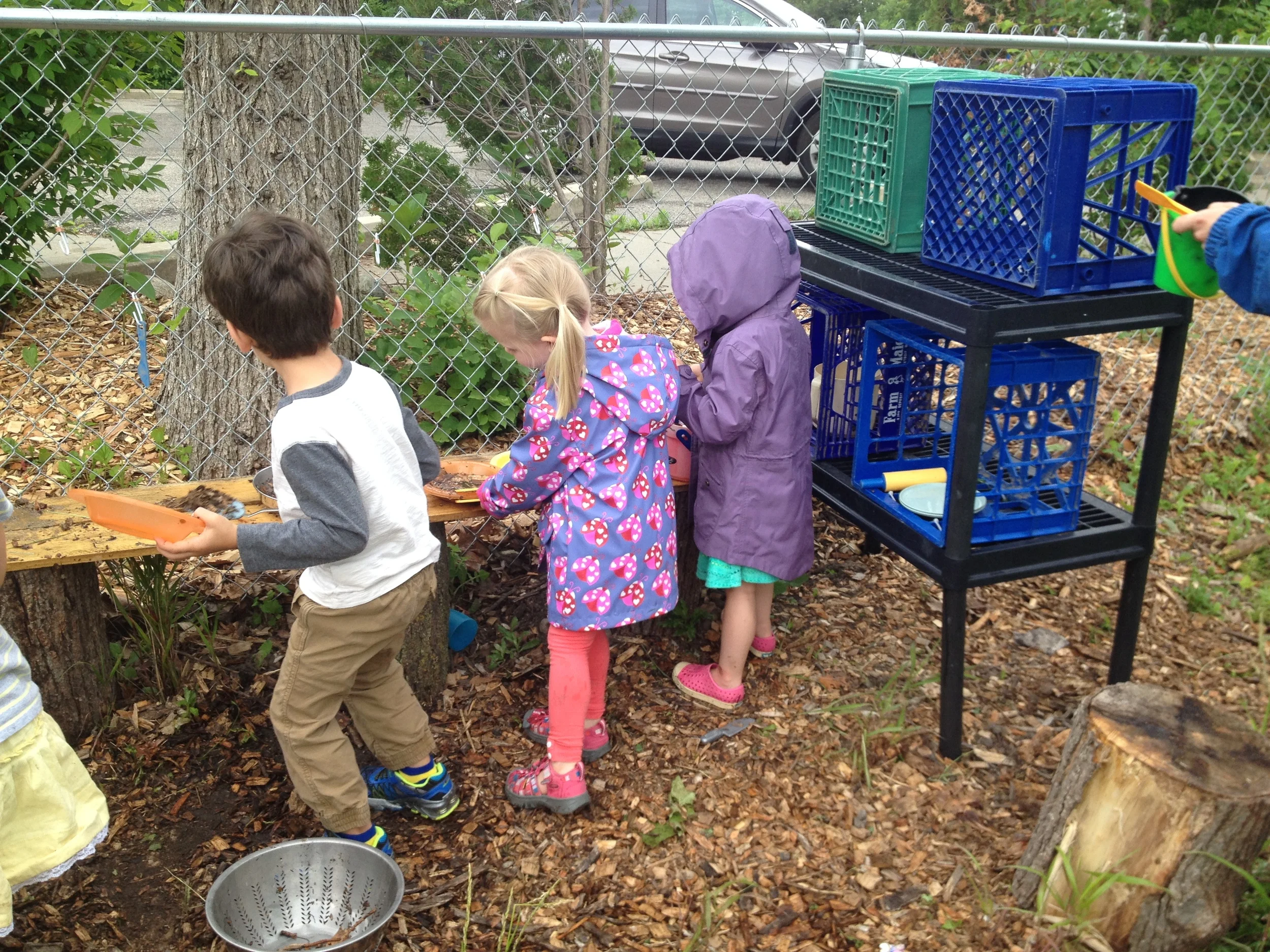 outside play kitchen