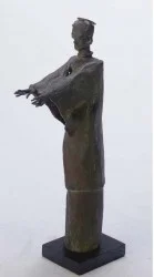 Bronze "Apostolo" by Backus - $900 Height: 18" Width: 3" Depth: 6"