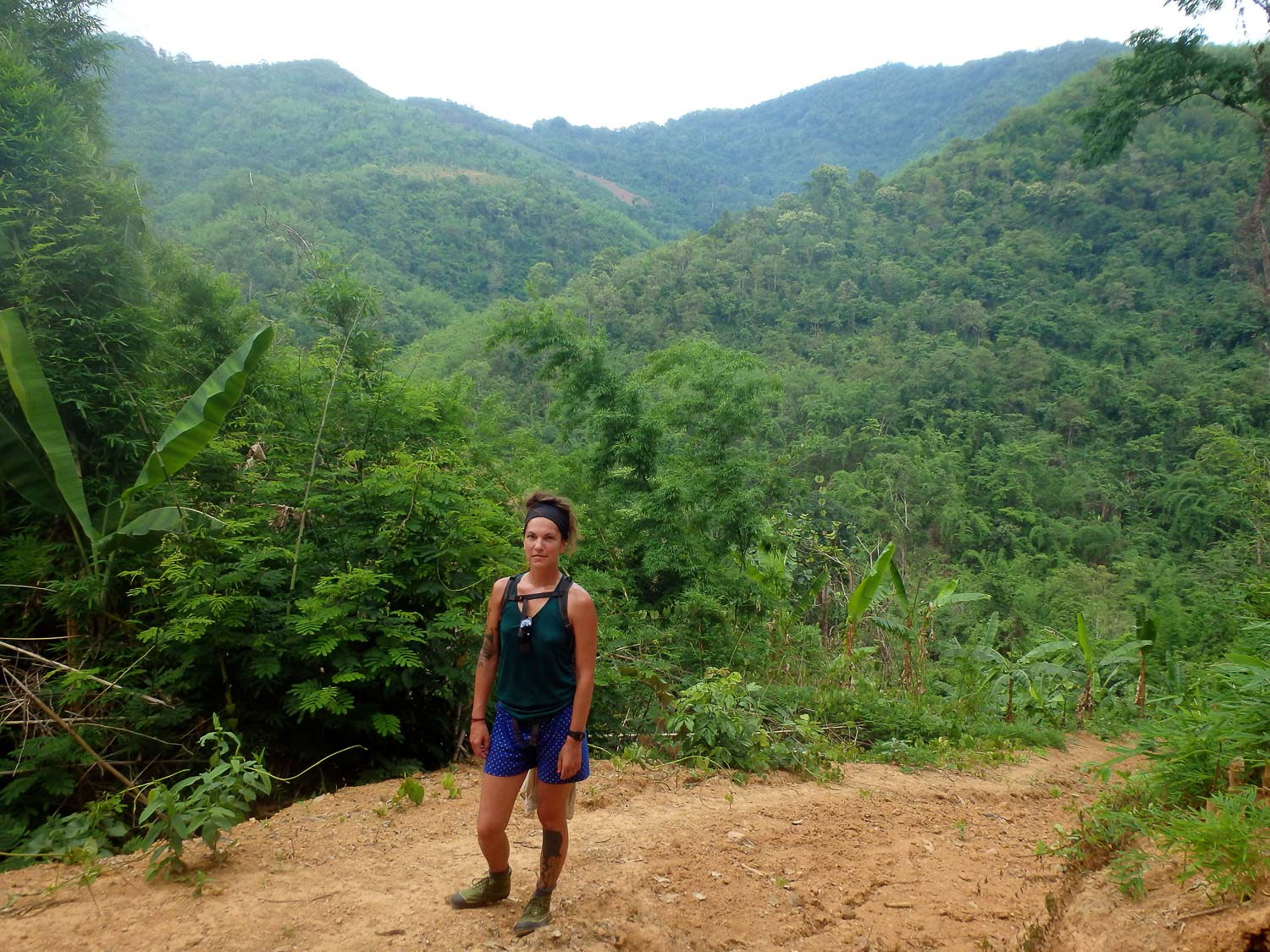 Bridget Burnquist in the jungles of Myanmar