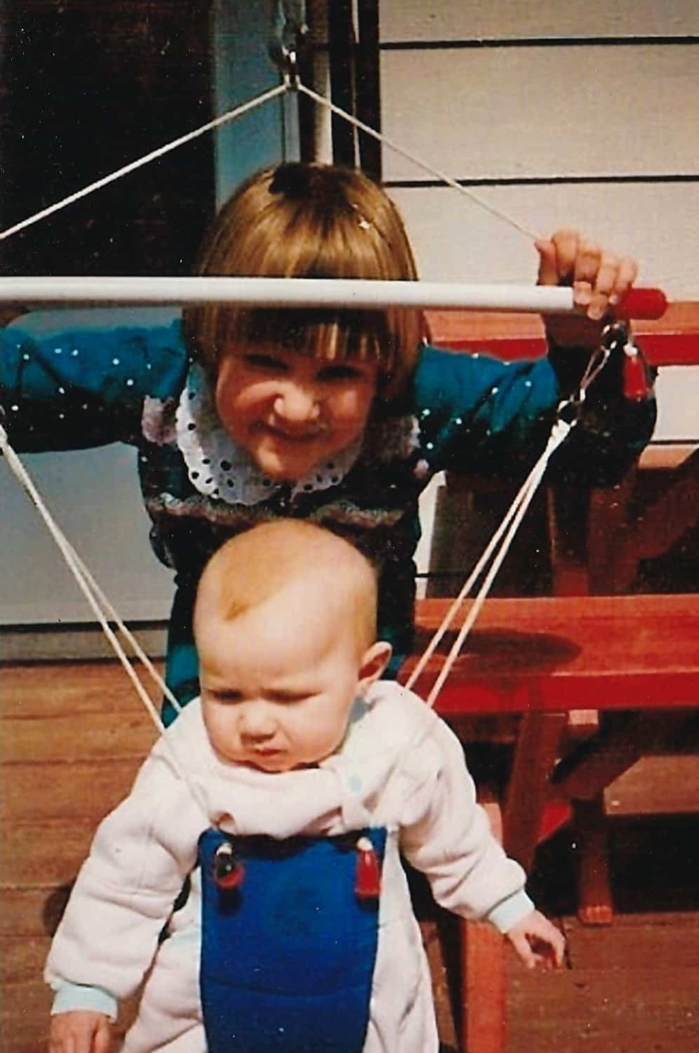  Bethany Denton and her little sister Shelby circa 1994. 