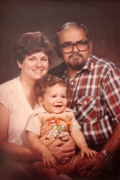 Toddling it up in 1981.