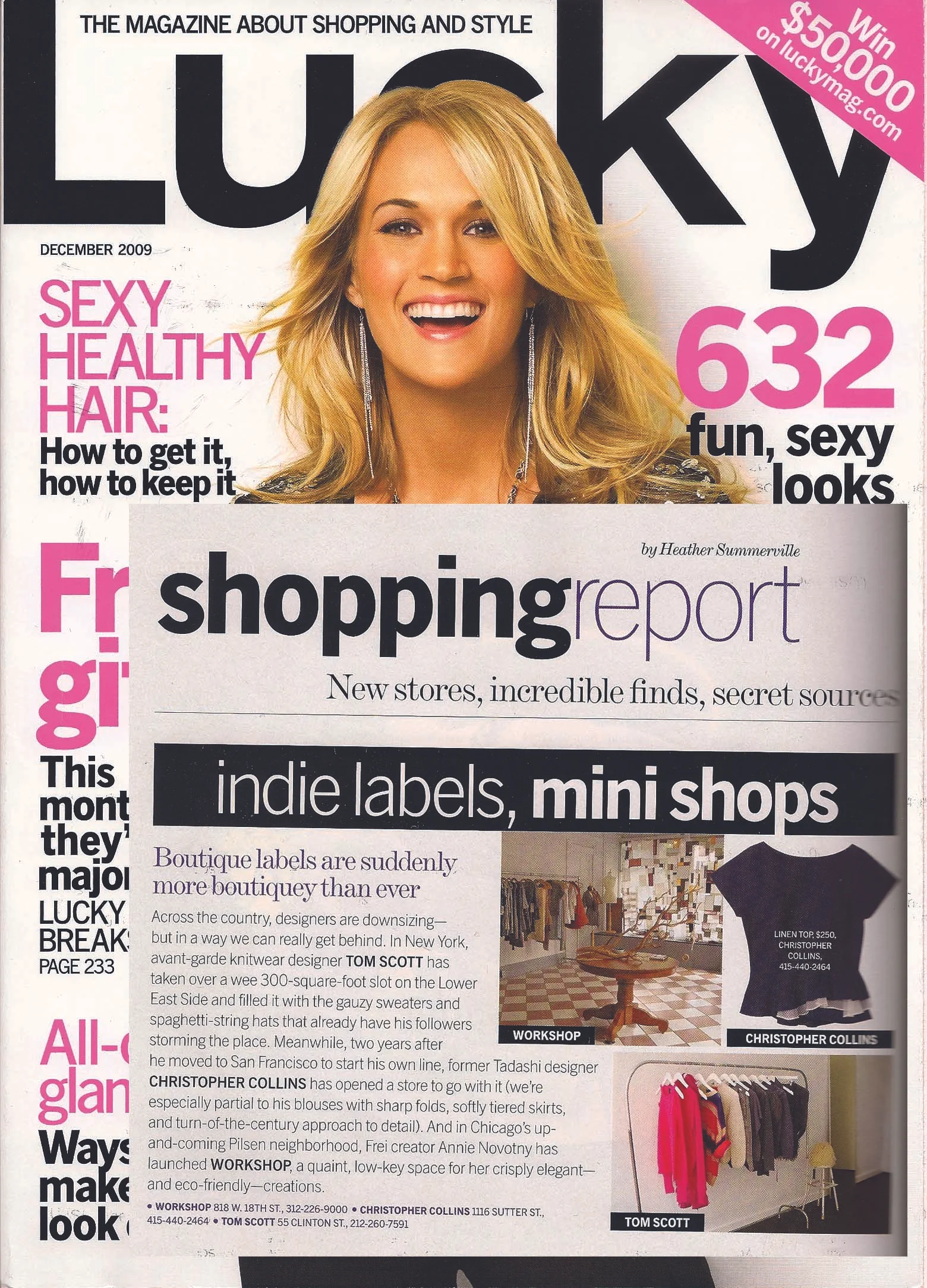 Shopping Report: Christopher Collins™ Boutique and Spring 2009 blouse highlighted.