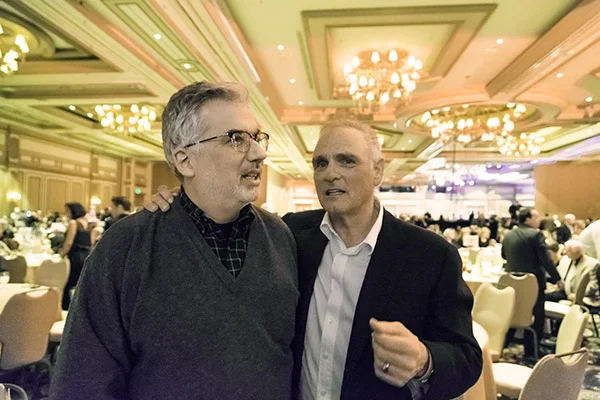 Here I am at a charity event at last year's CES, catching up with actor/director Joe Regalbuto, who once took one of my lighting classes at Photoshop World. Let's see what this year brings.
