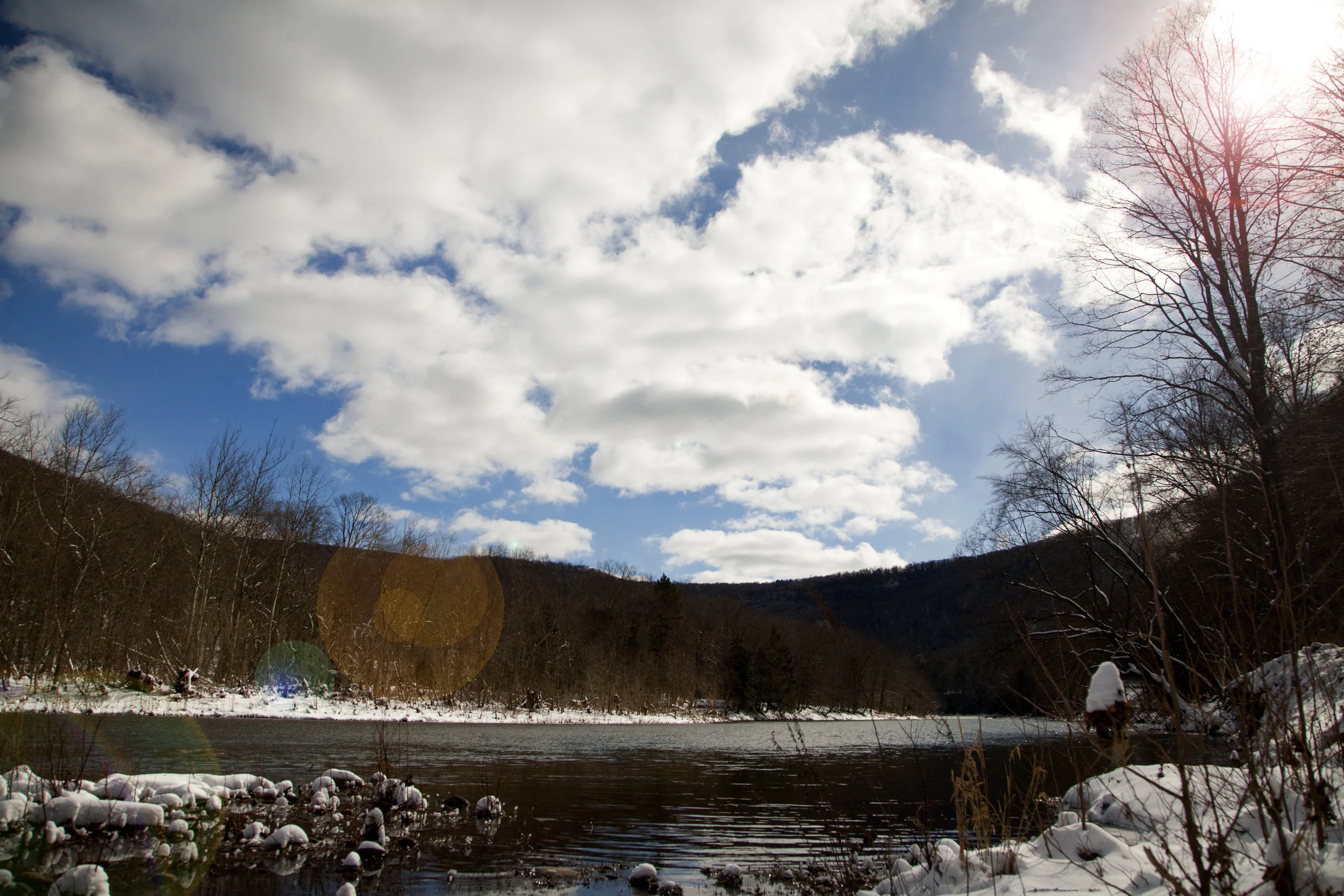 Where I grew up, outside of Montoursville, PA - February 2017