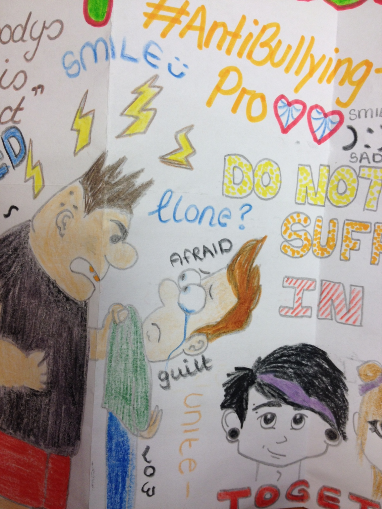 Featured image of post Drawing Of Anti Bullying Post the wrinkled drawings around the room