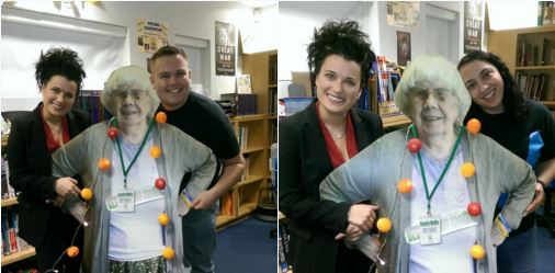 Aunty Bully with Catherine Haslam, Kieran Stanbridge & Sara Sherlock (From the Diana Award Team)