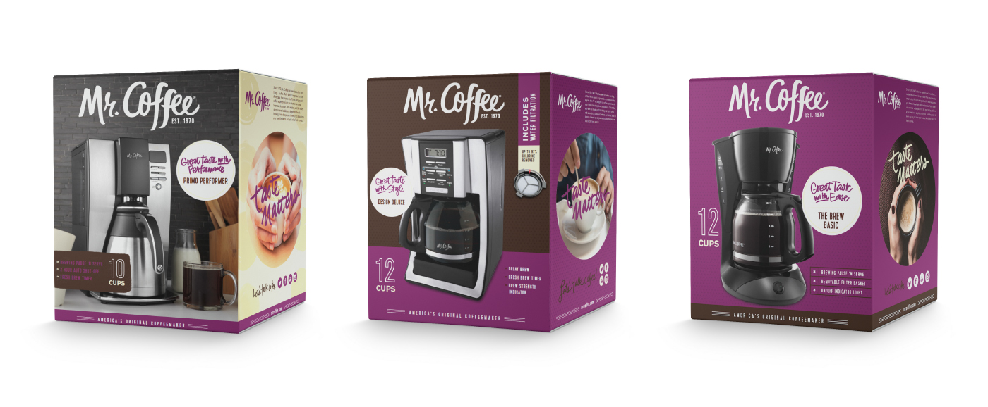 Mr. Coffee Packaging