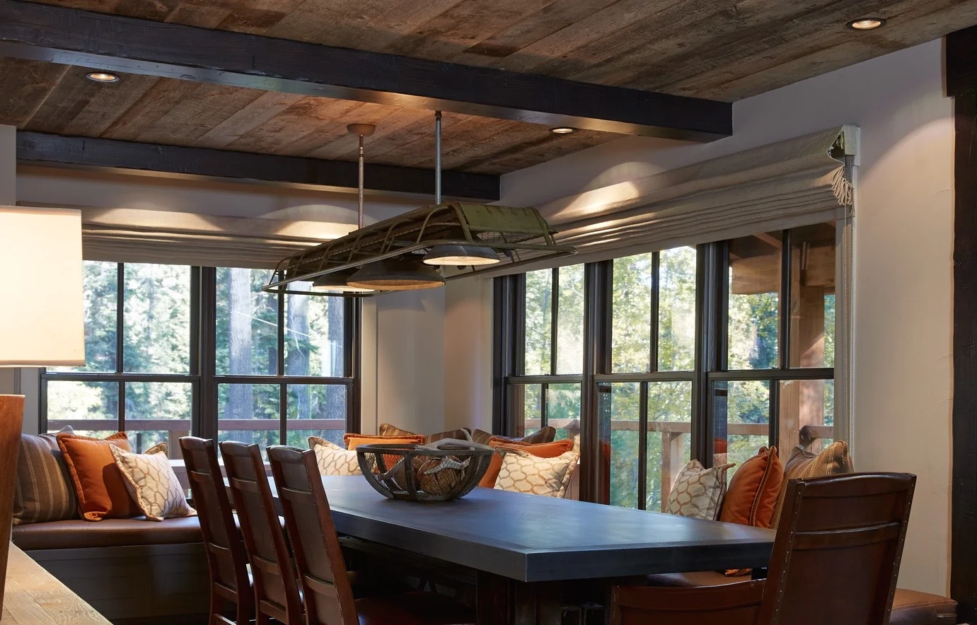 Green rescue sled/ Lake Tahoe / NK Interior Designs