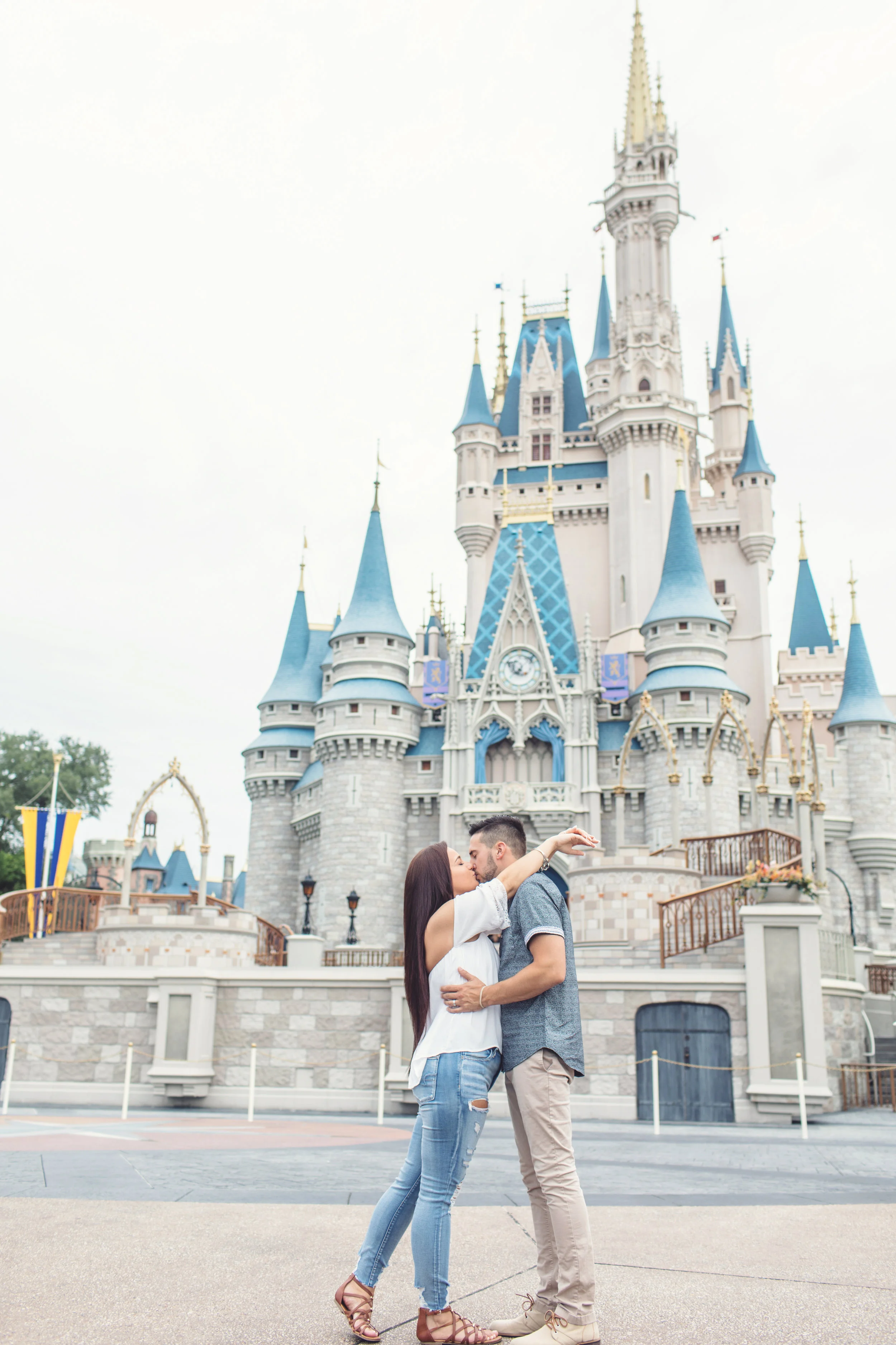 Rachael and Patrick | Disney World Engagement Session