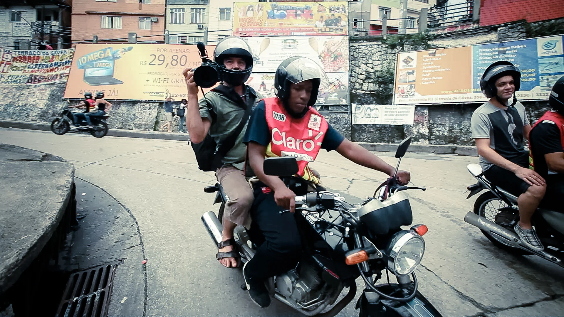 Filming in Rocinha Favella - Brazil