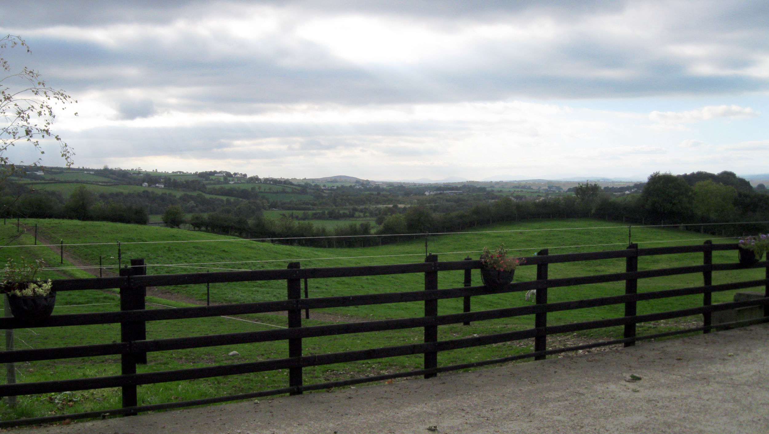 Idyllic countryside setting