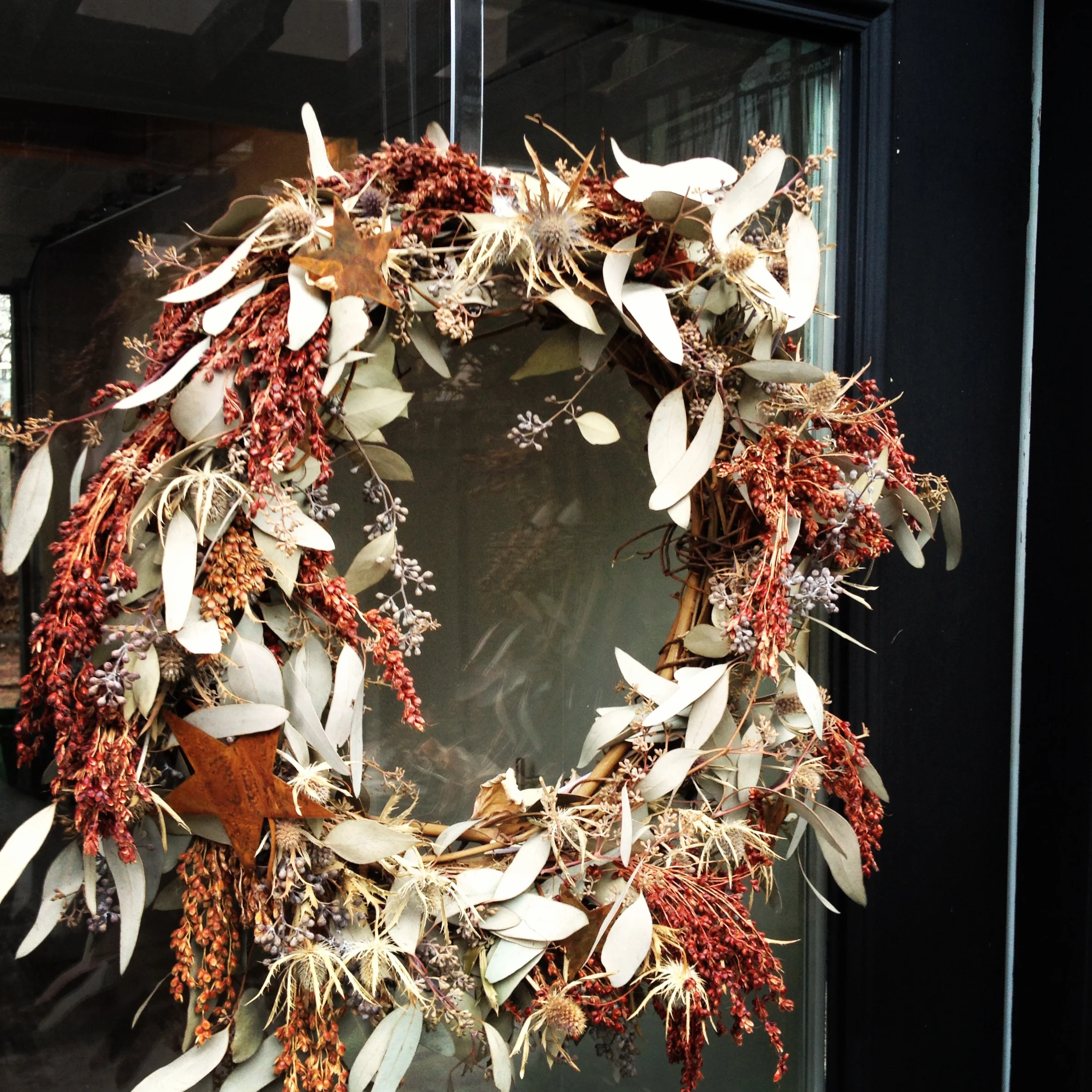 bespoke rustic grapevine wreath