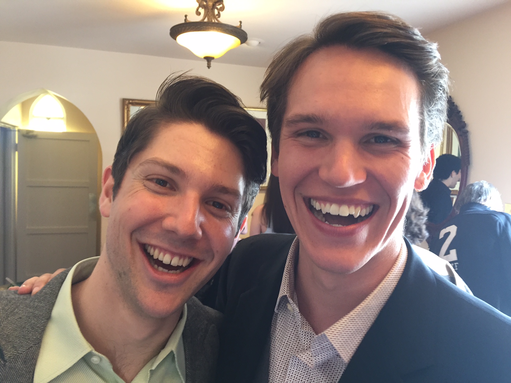 David C & Chris Hunter's toothy smiles.JPG