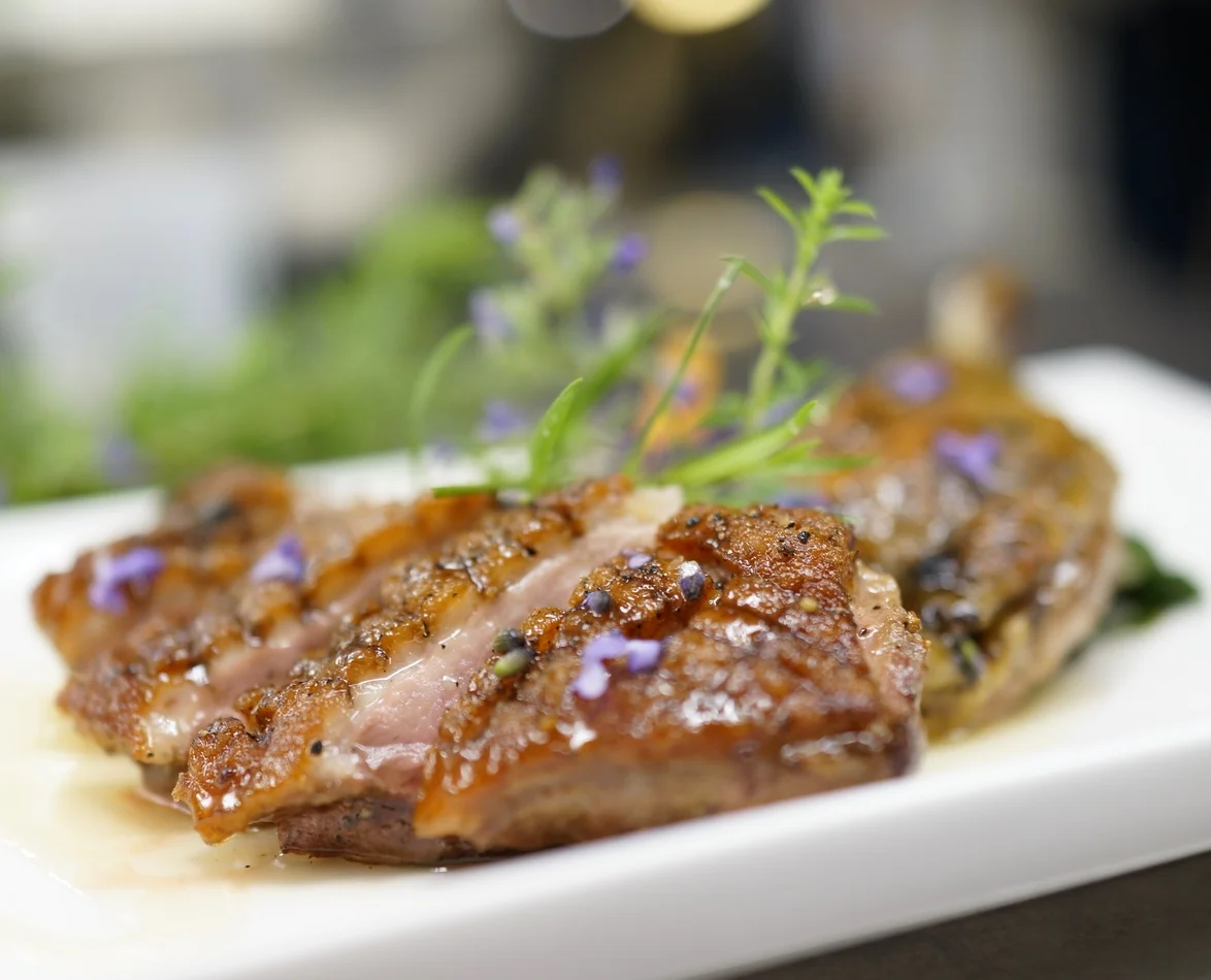 Lavender Duck / Hay Smoked Leg