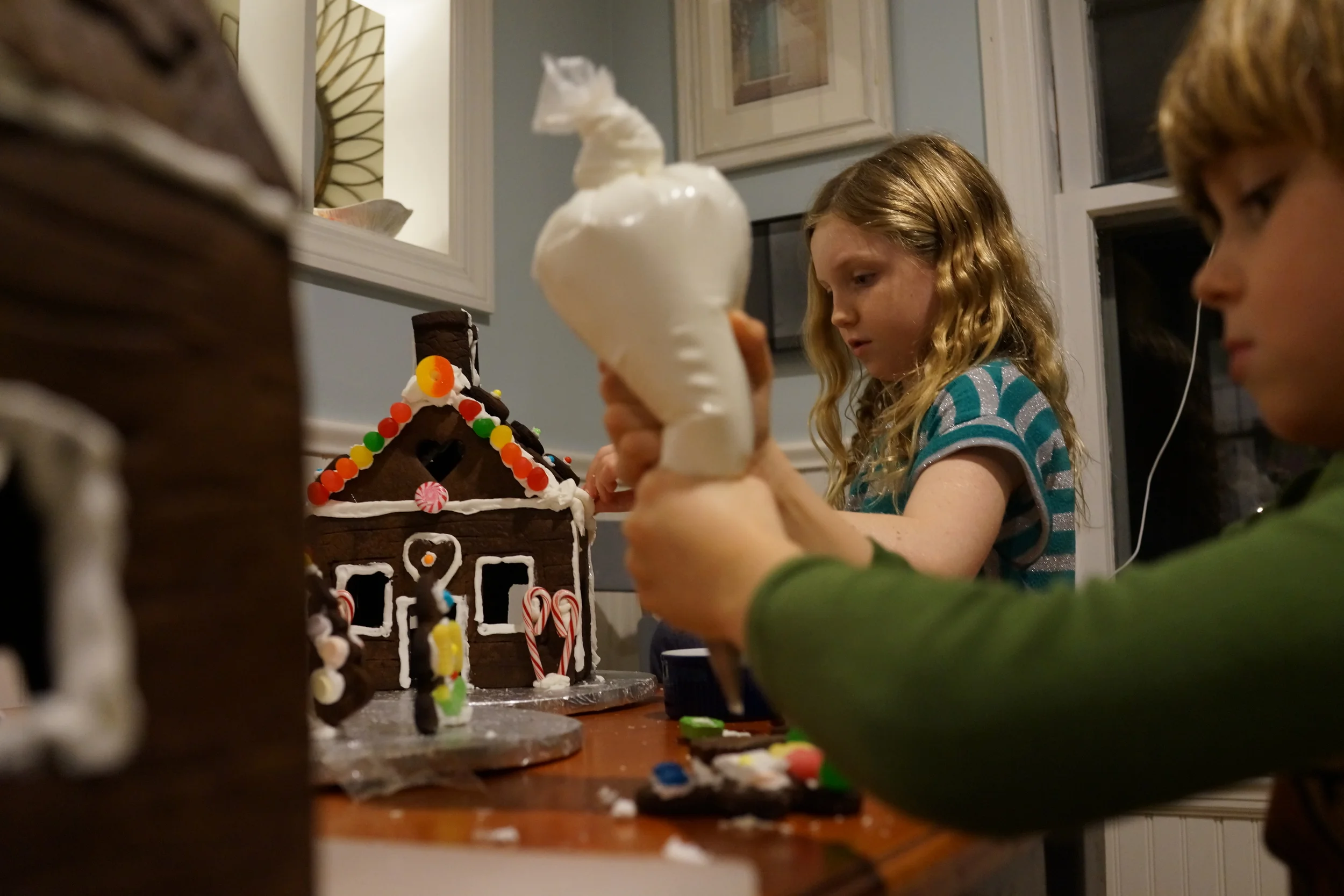 Gingerbread Houses with the Kids