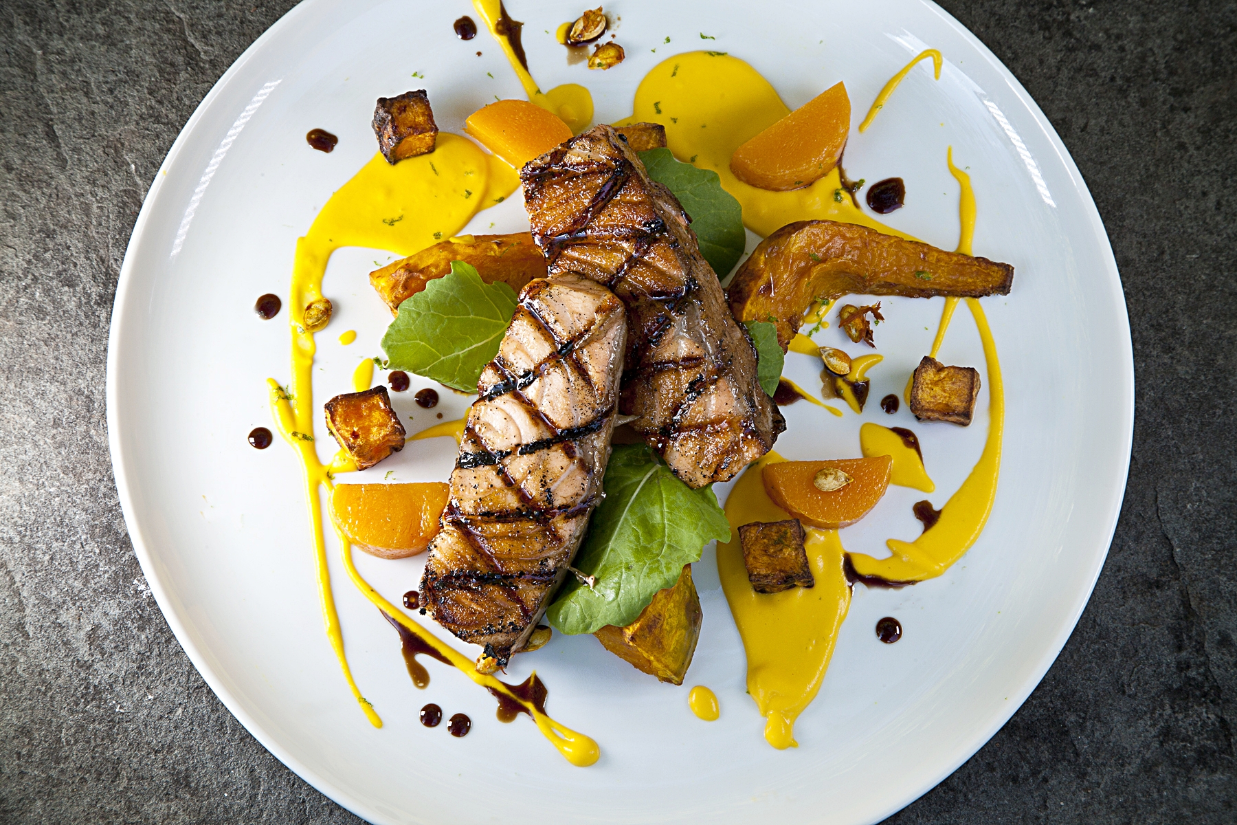 Wood Grilled Salmon / Butternut 3X