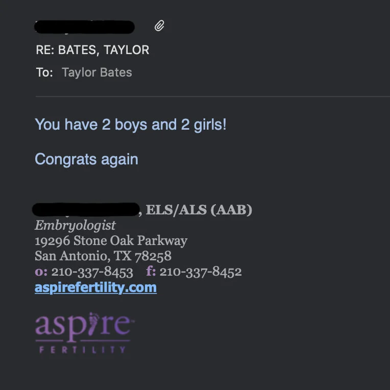 IVF Egg Retrieval Update