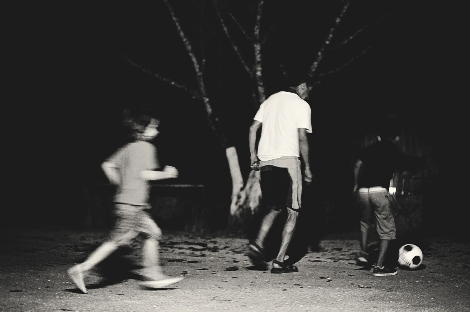 Good party end with midnight soccer.