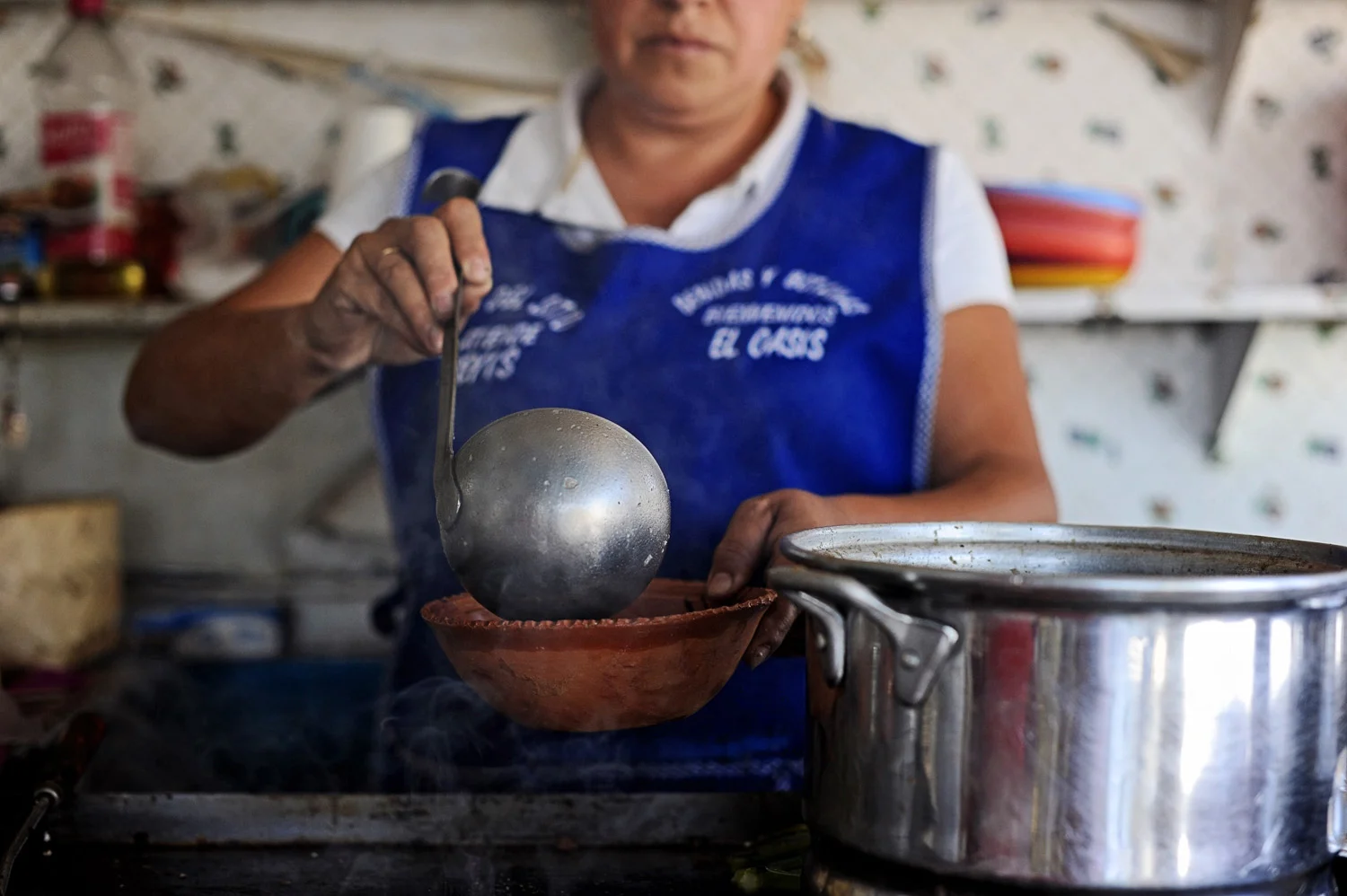 Un buen caldito de barbacoa.
