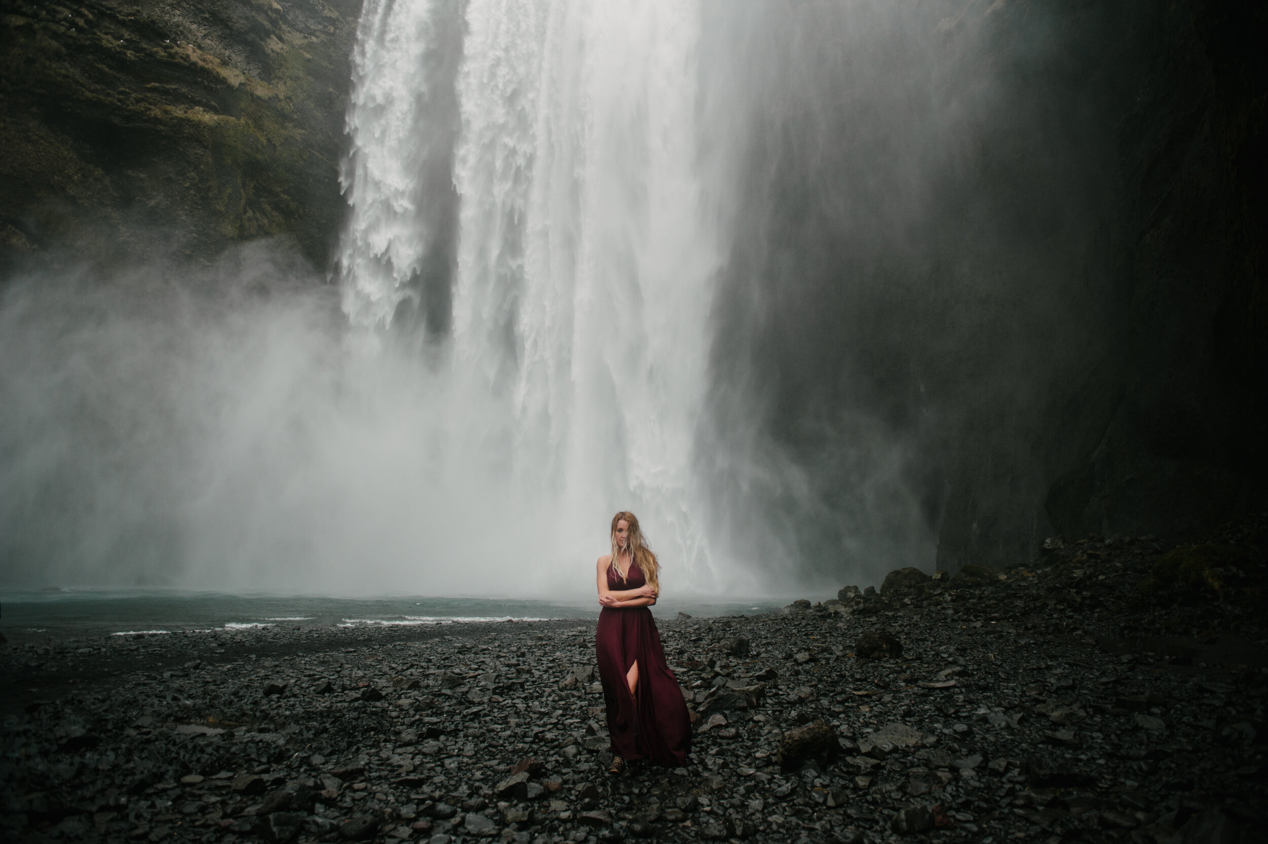 solitude portrait woman waterfall.jpg