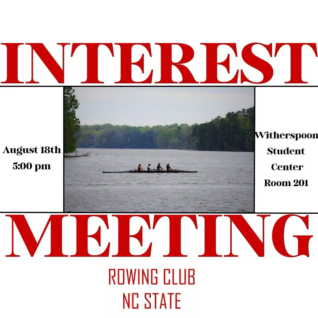 Interest meeting is TONIGHT! Stop by to learn more about rowing and hear from some team members!!