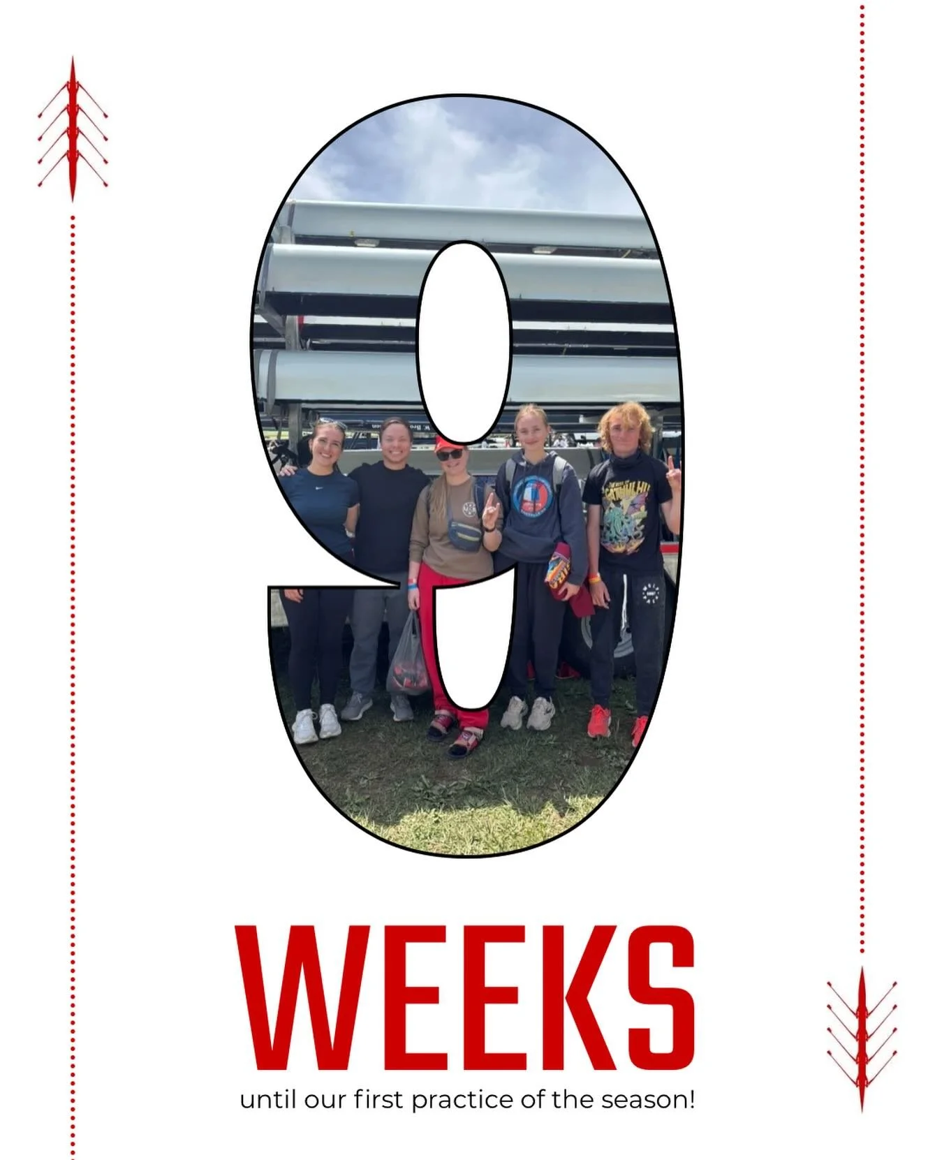That&rsquo;s one week for every person in an 8+! 
#rowing #ncstate #ncsu #nc #explore