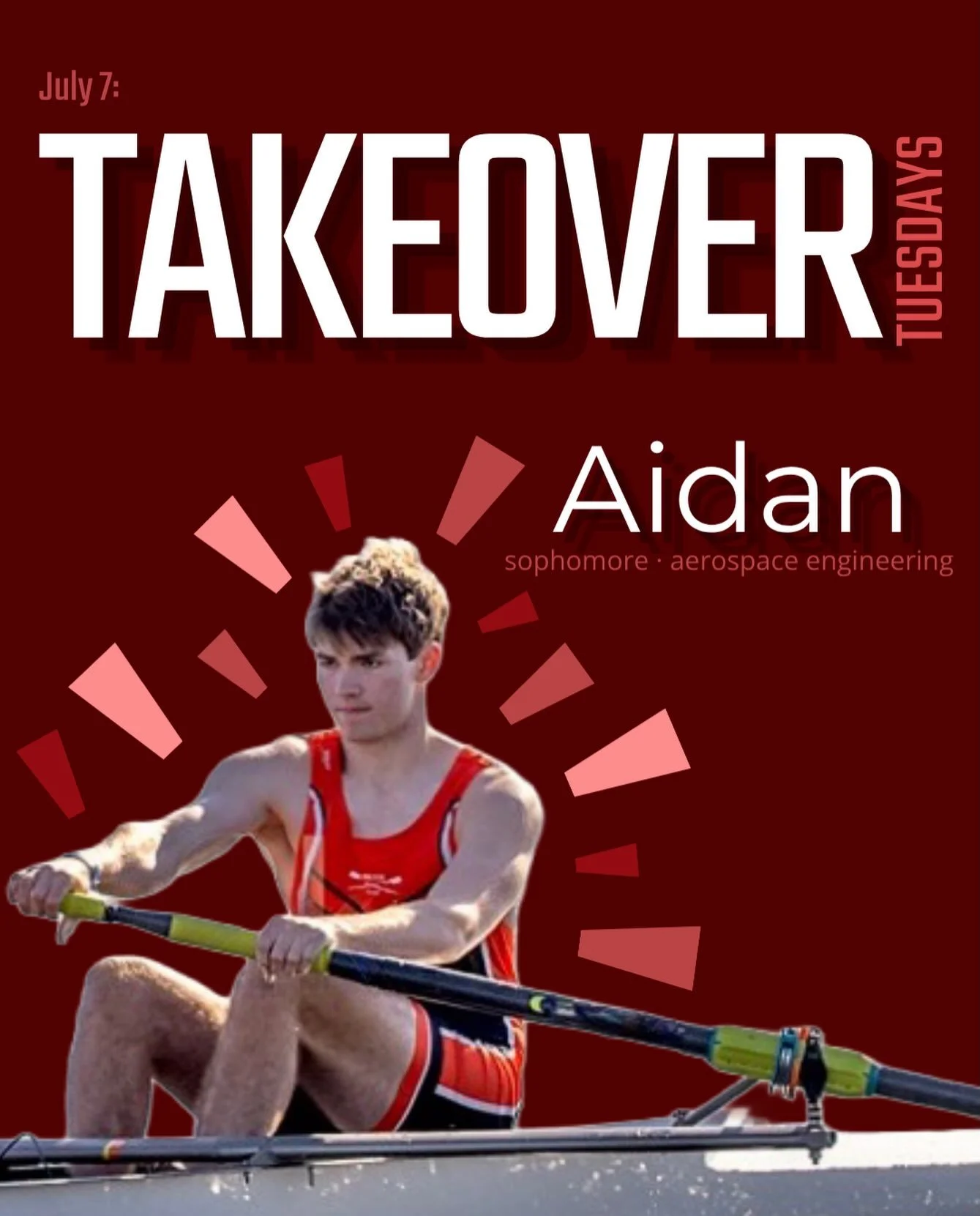Row row row your boat with Aidan tomorrow during his takeover!!
.
#ncsu #rowing #ncstate #explore
