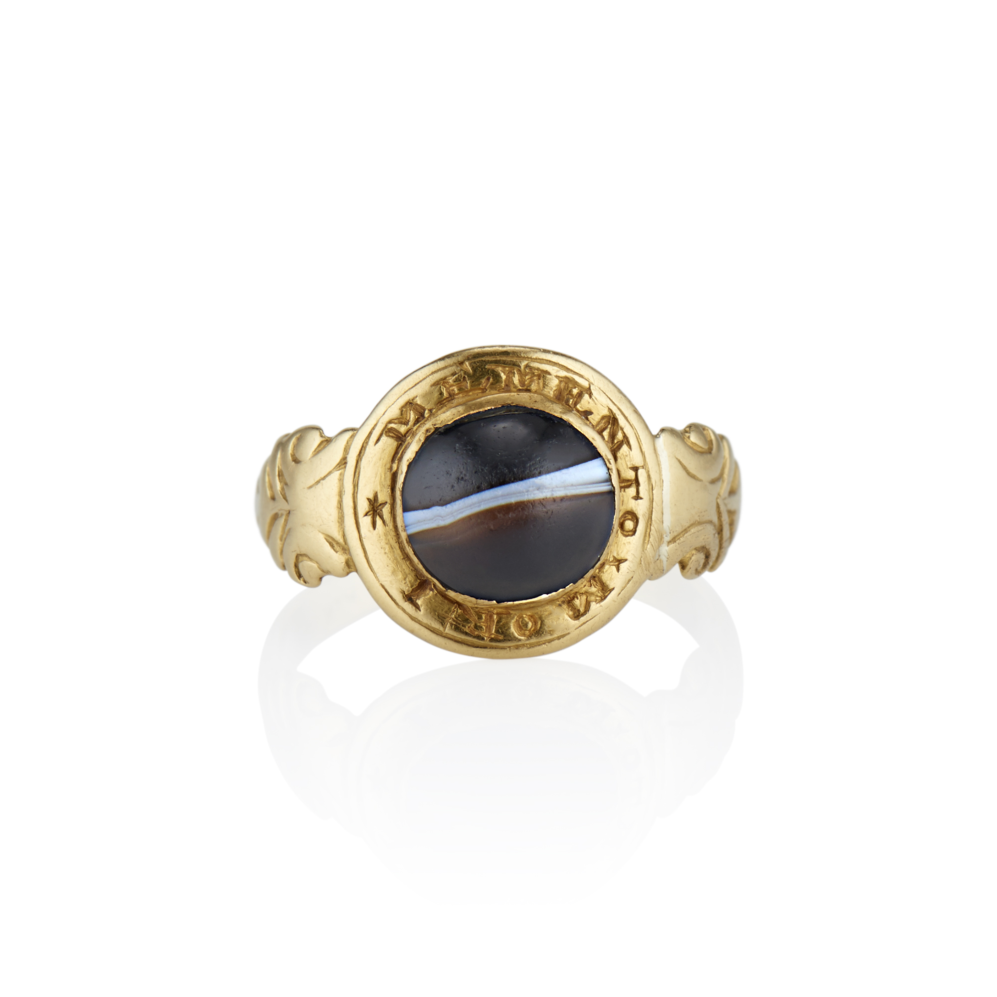 The Memento Mori Agate Ring — THE ONE I LOVE NYC