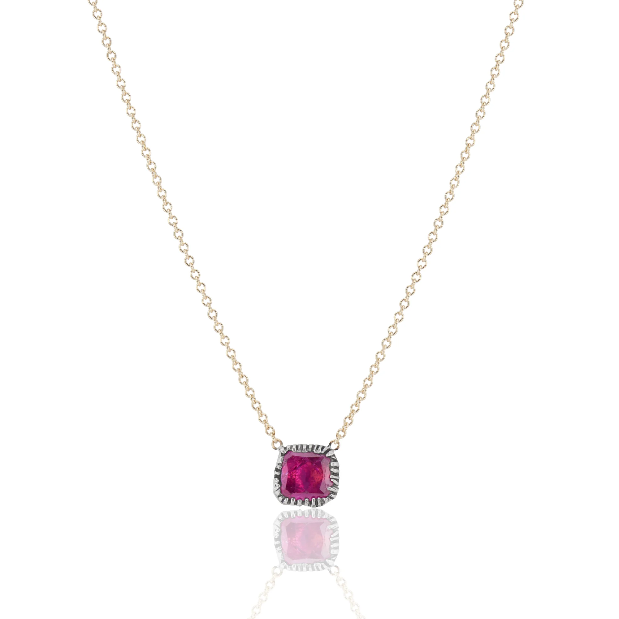 The Ruby Solitaire Pendant — The One I 