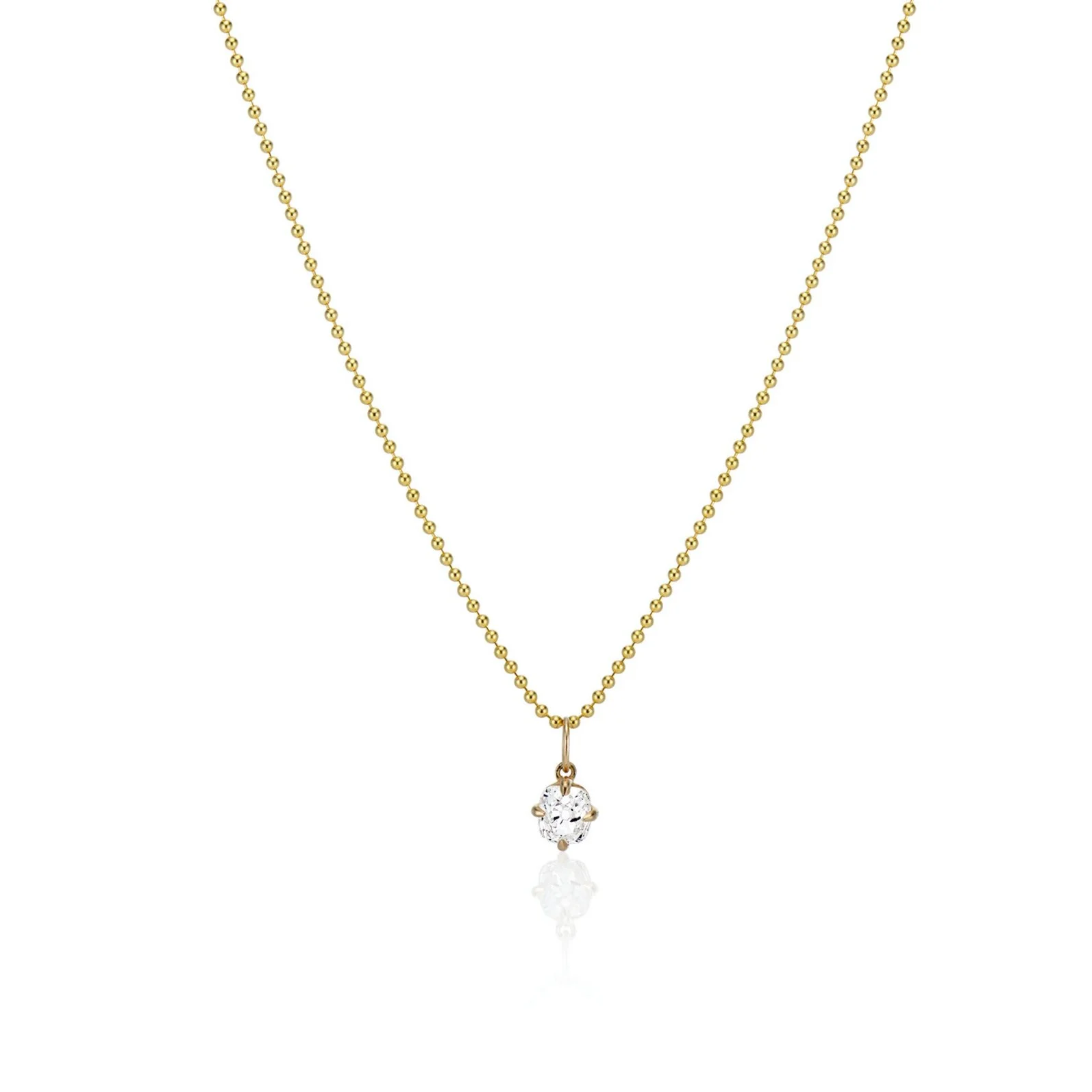The Old Cushion Cut Diamond Pendant 