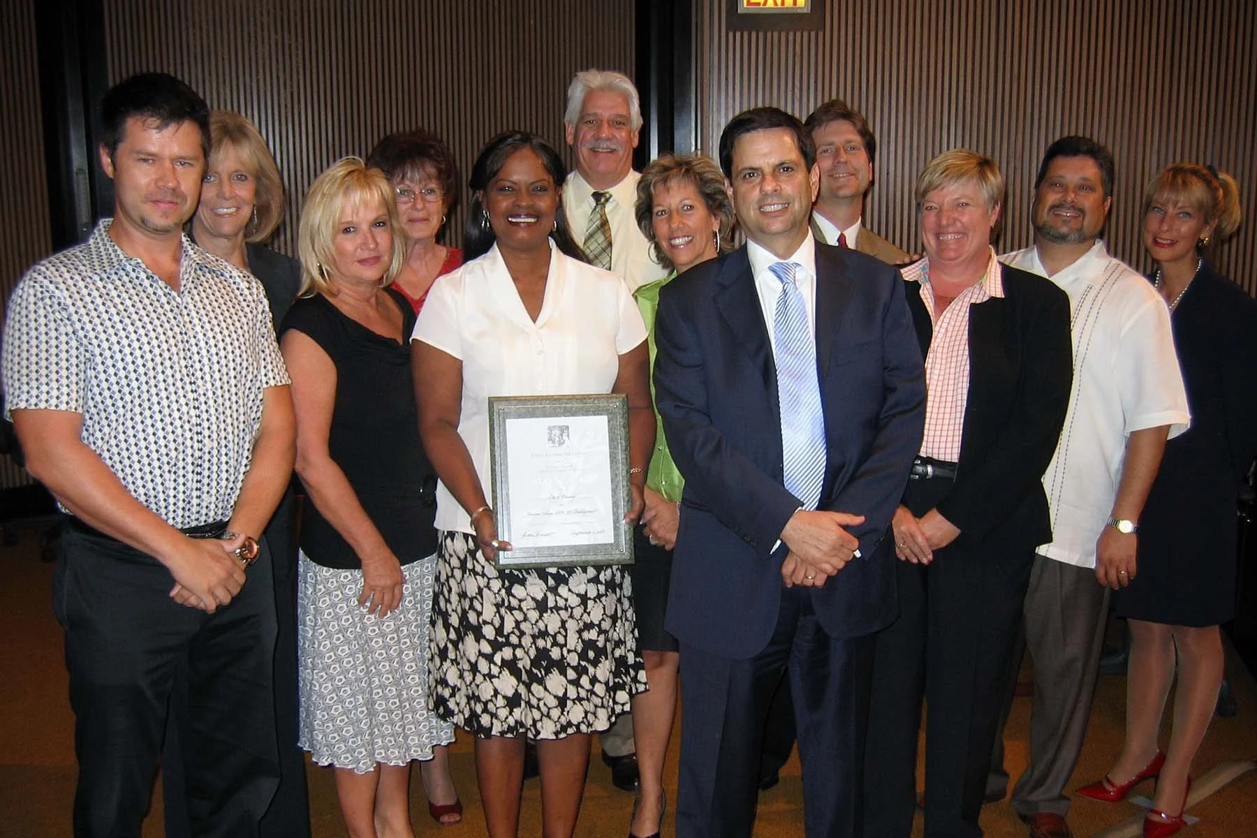 Vince Scarano with Former Mayor Phil Gordon, Phoenix City Council and the Housing Department Team