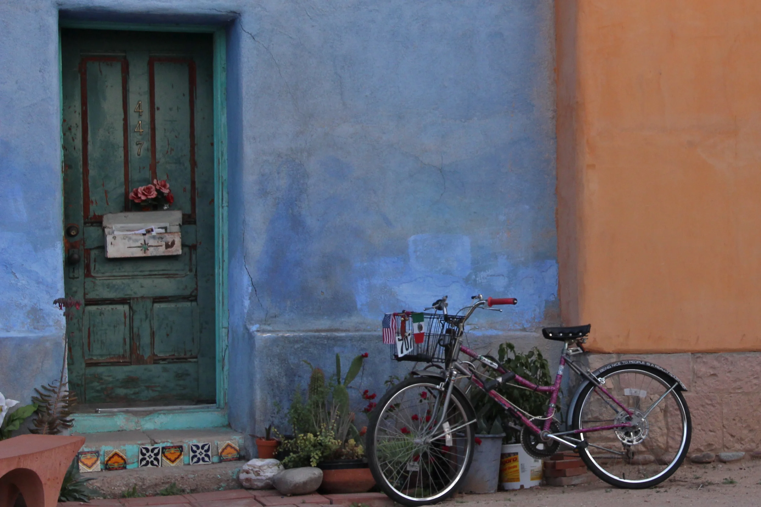 Green door