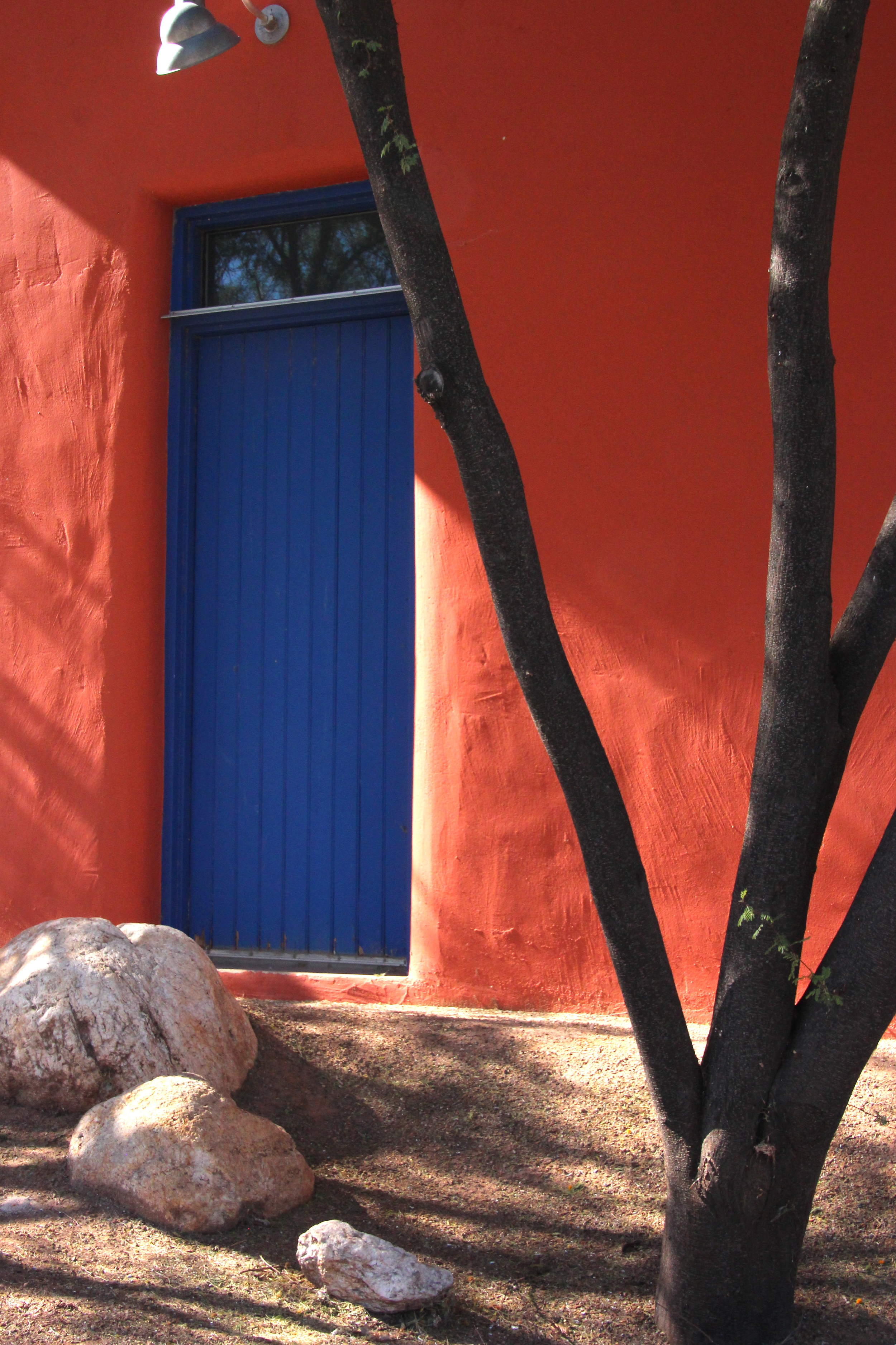 Blue door