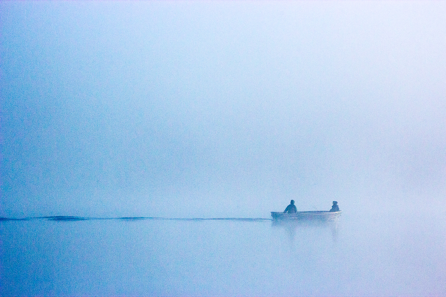 Fishing in the fog