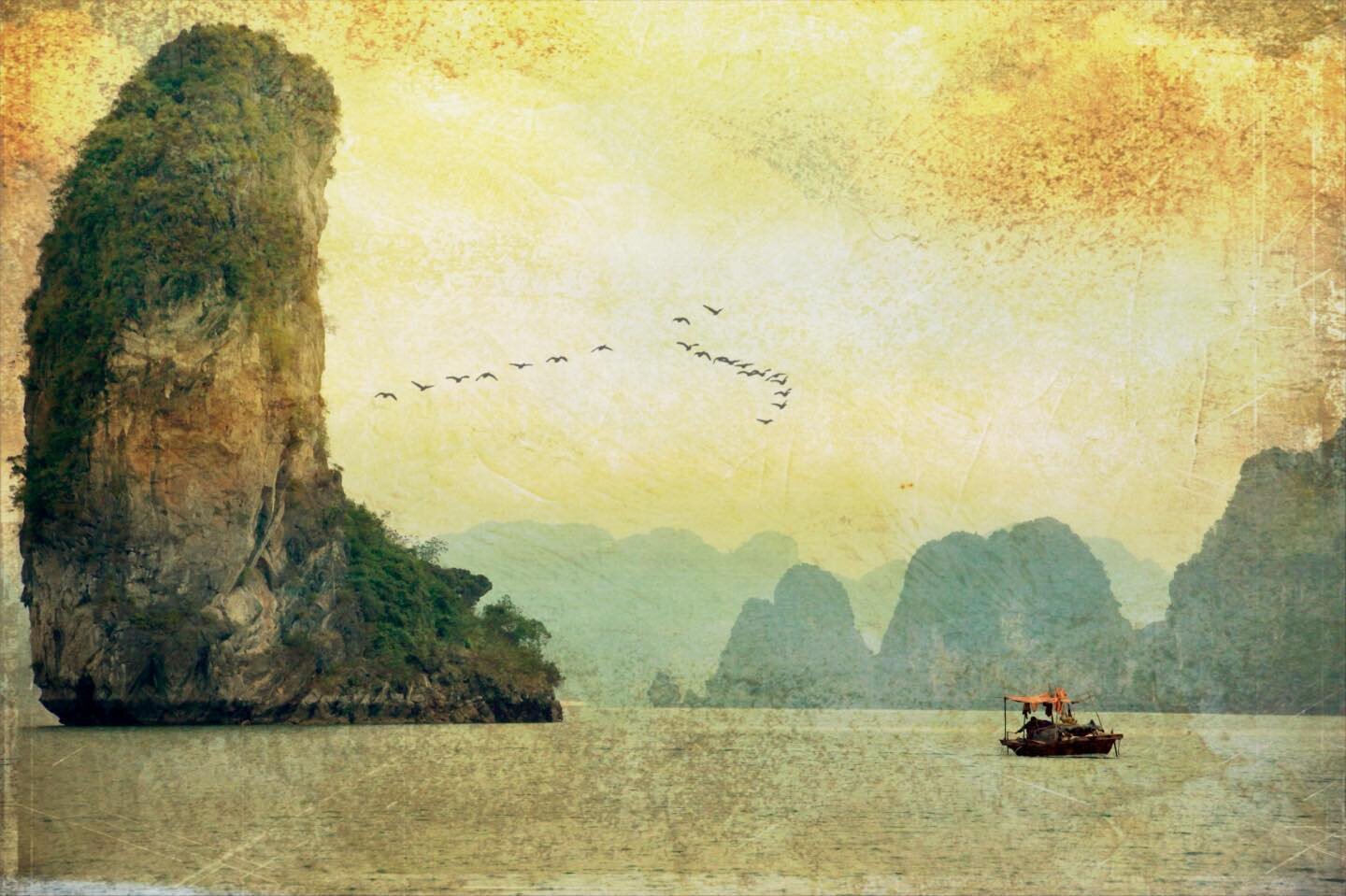 From the archives: 2/12/12 #distressedfx #halongbay #vietnam #wondersoftheworld