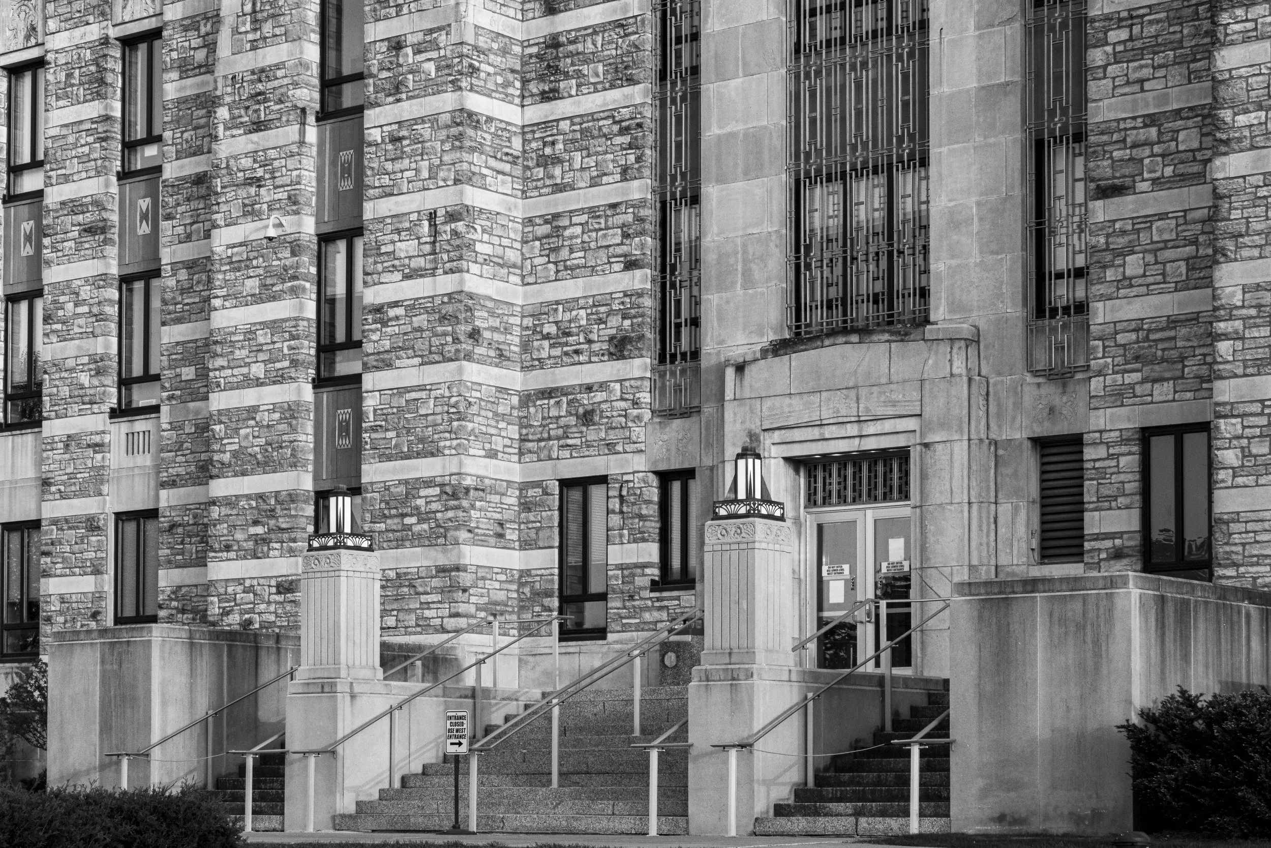 The front entrance