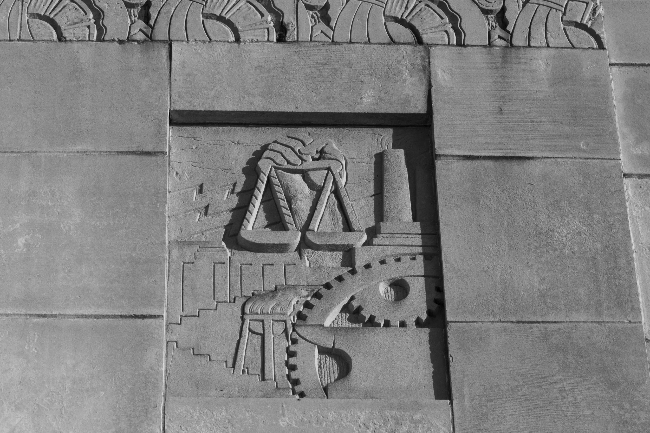 Detail from courthouse facade