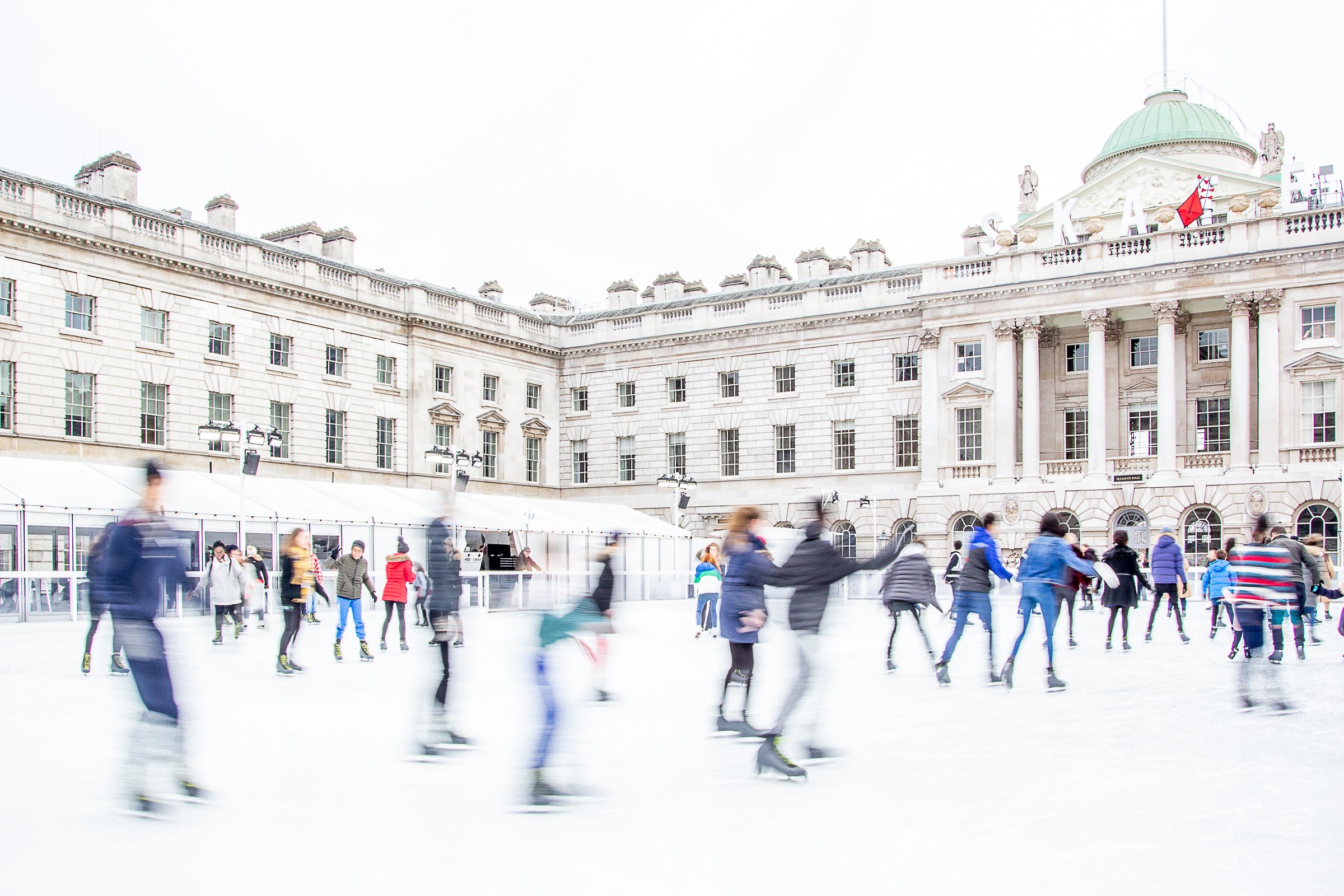 Skating at Somerset House